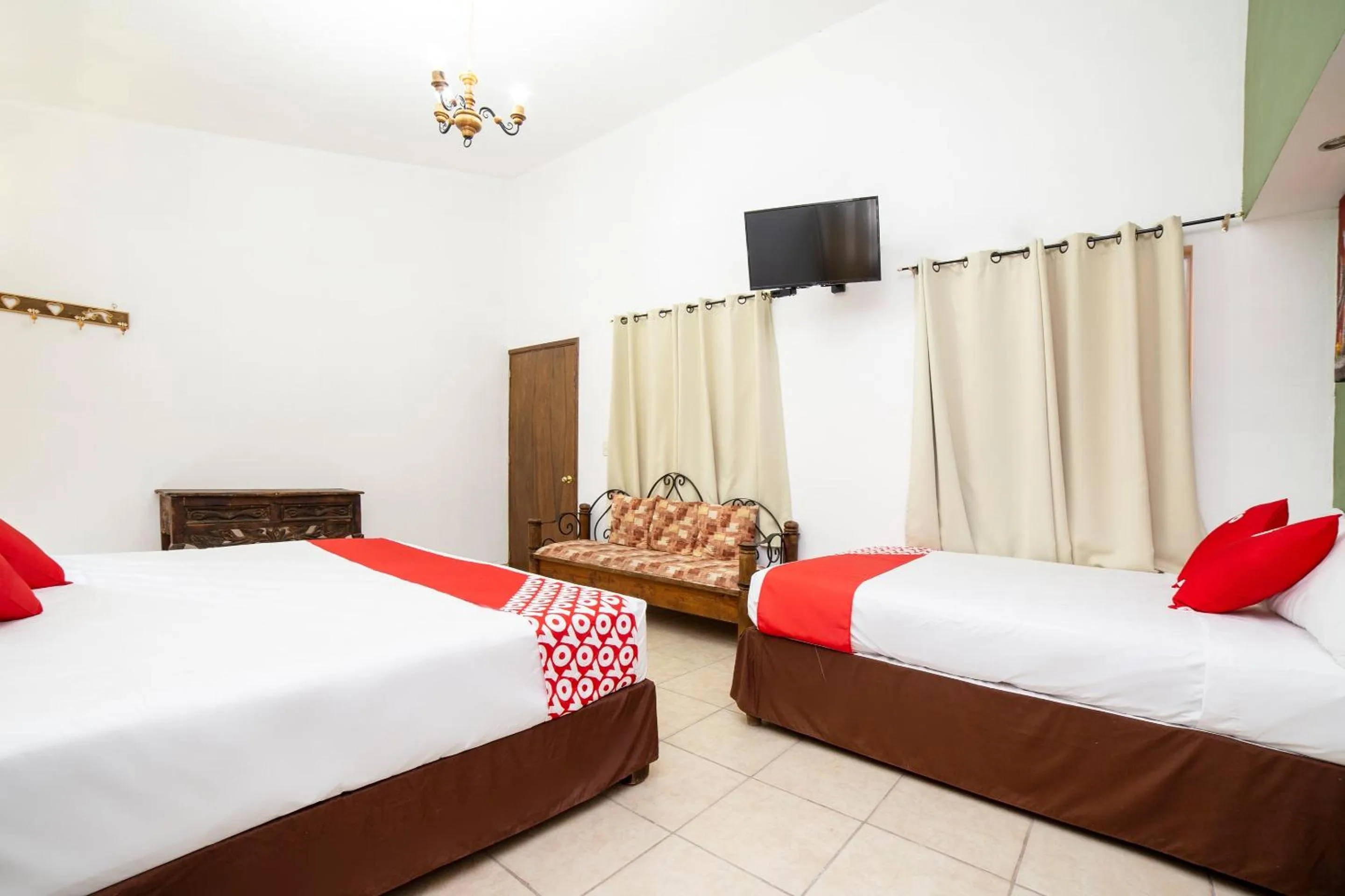 Bedroom, Bed in Hotel Villas De San Miguel Media Luna