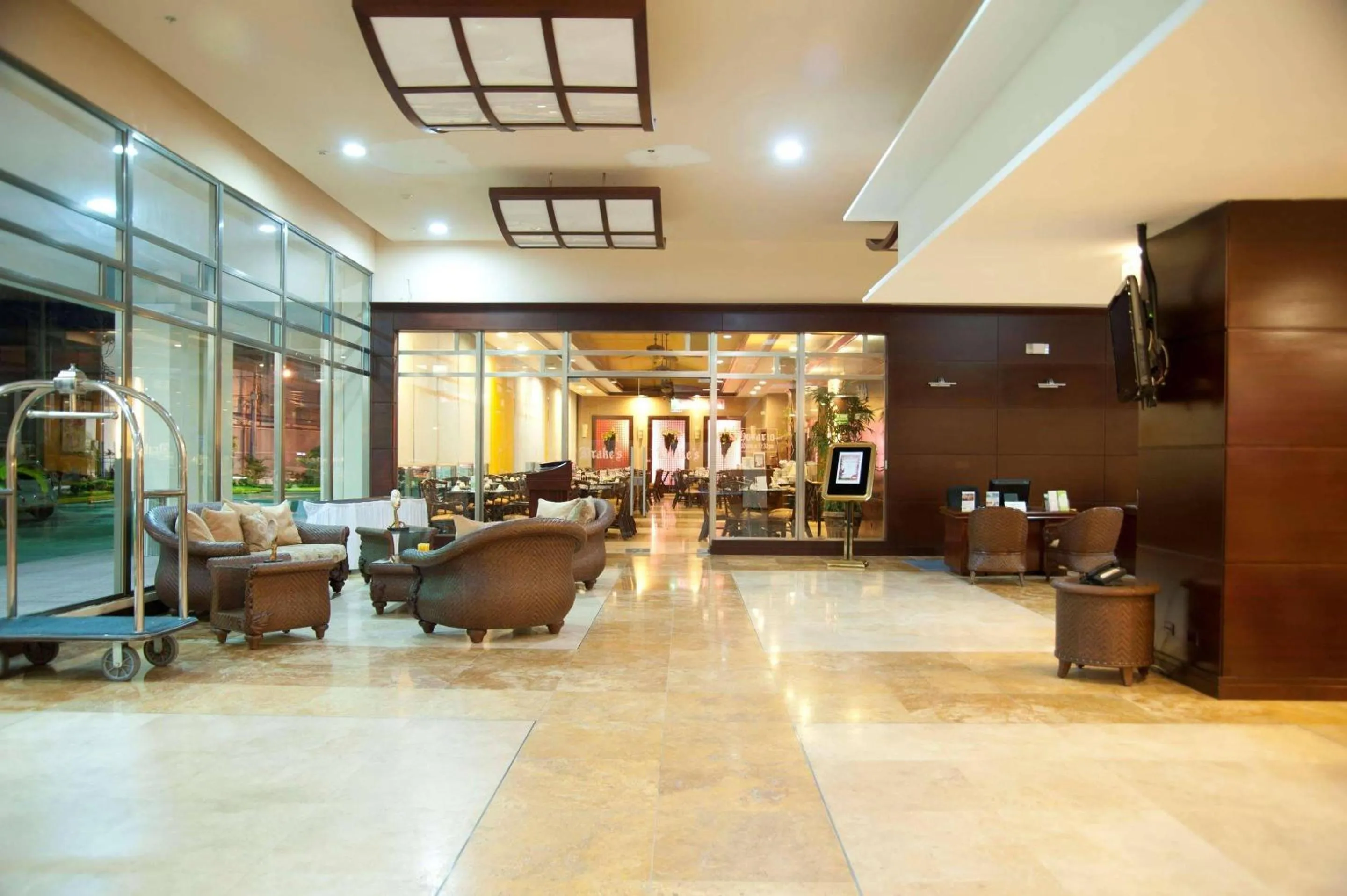 Lobby or reception in Radisson Colon 2,000 Hotel & Casino