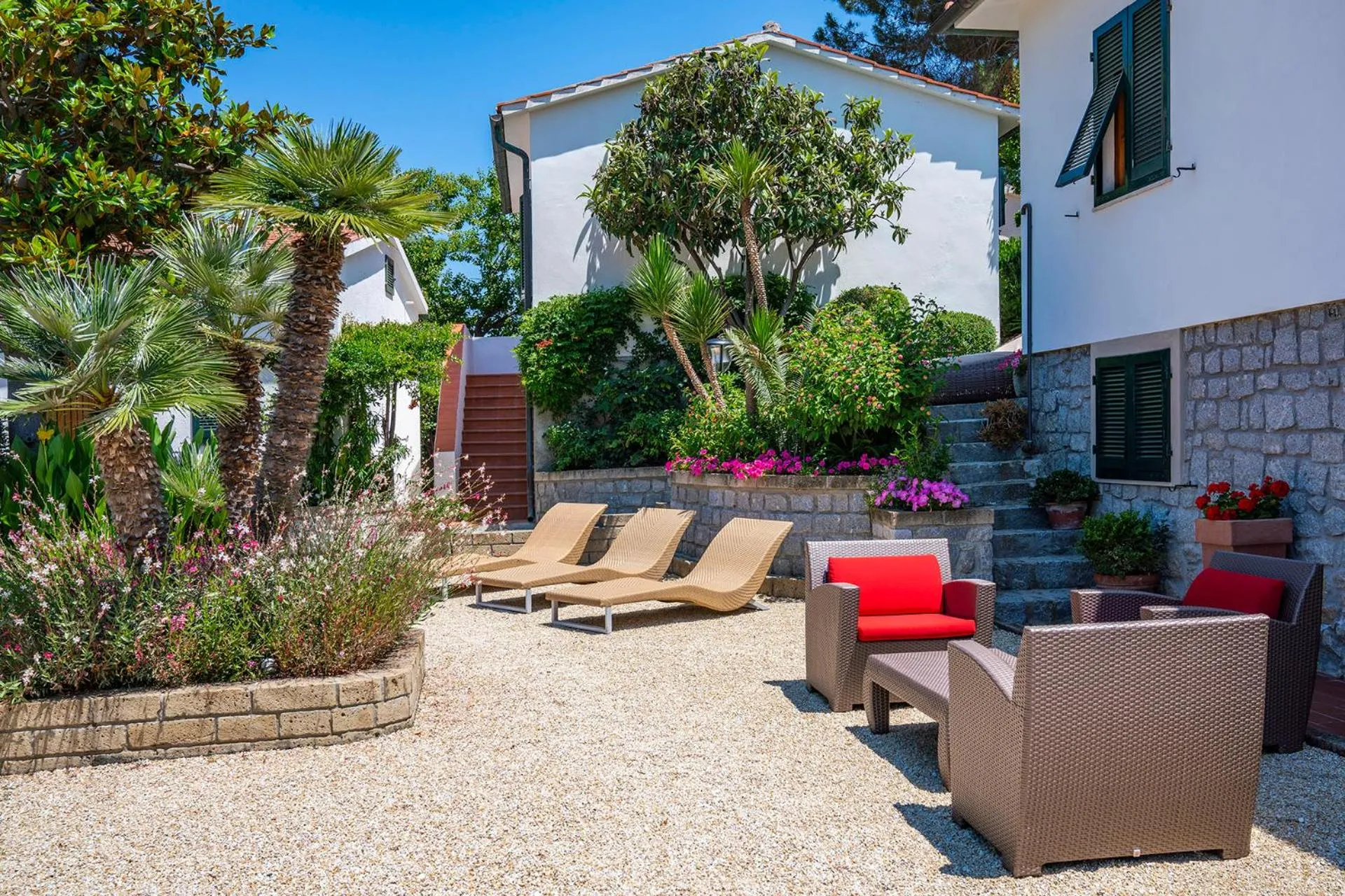 Garden in Boutique Hotel Ilio