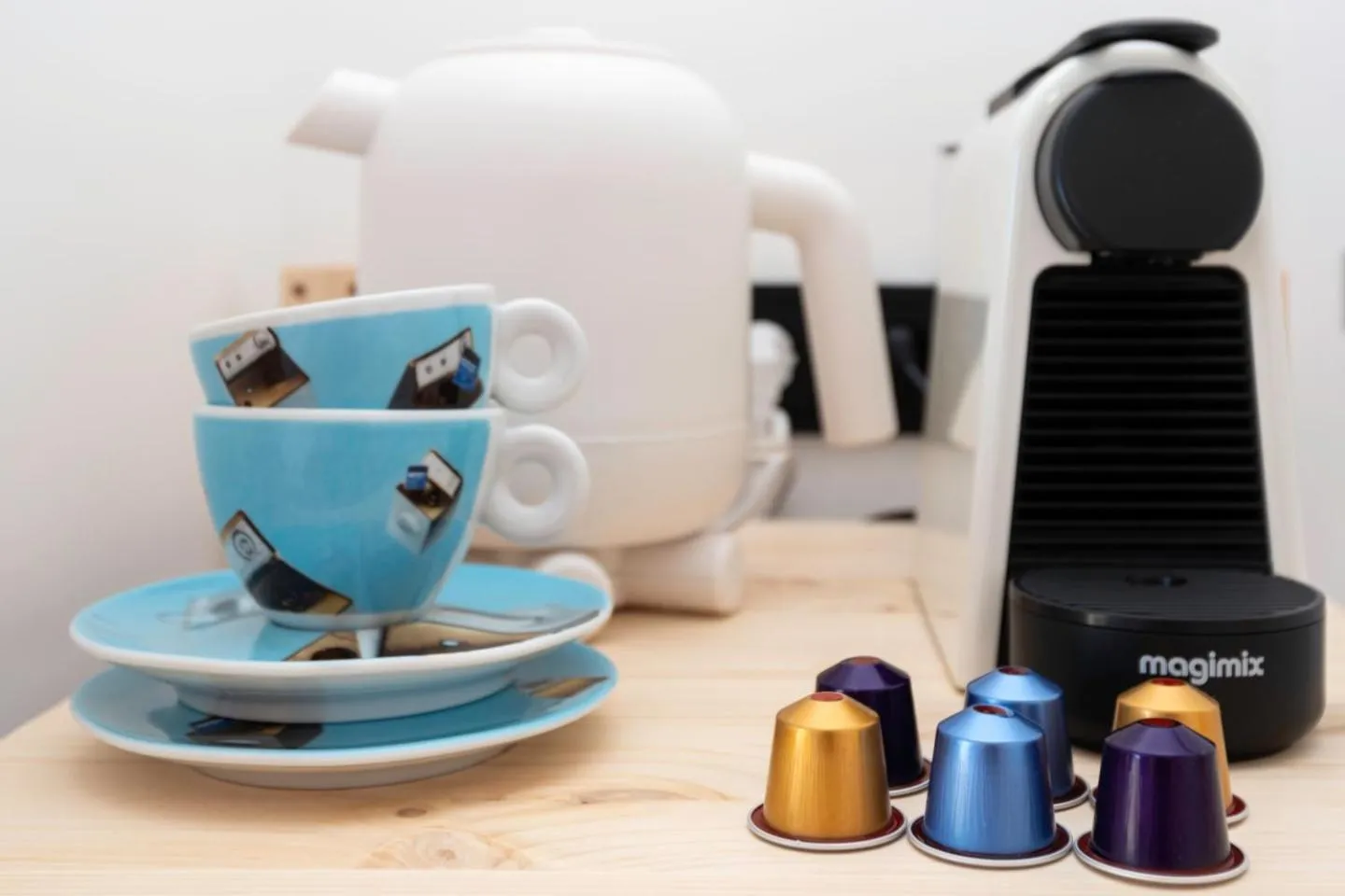 Coffee/tea facilities in B&B Duinblick