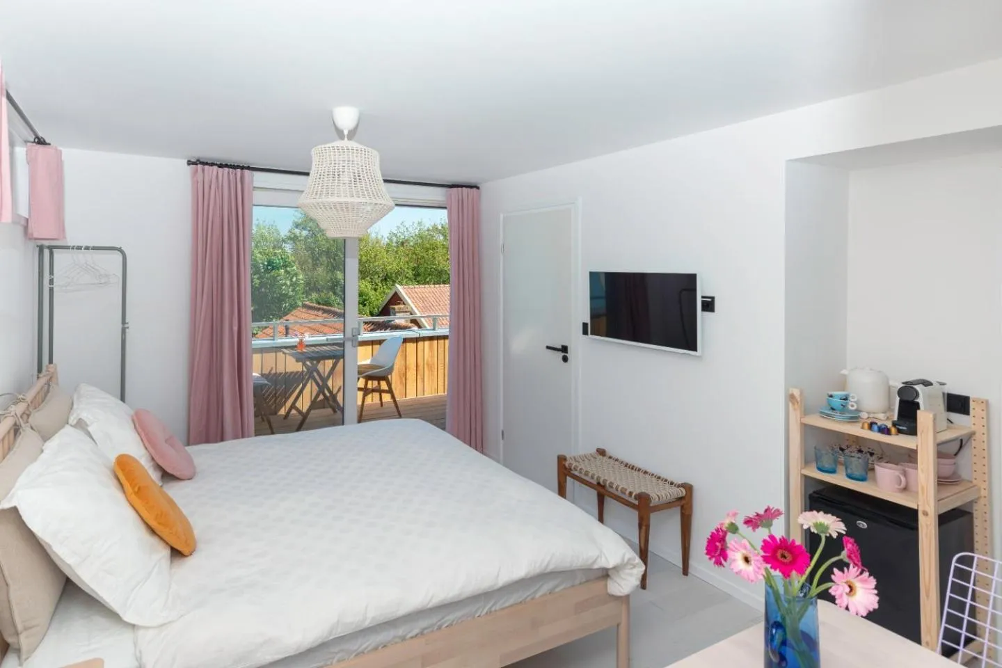 Bed in B&B Duinblick