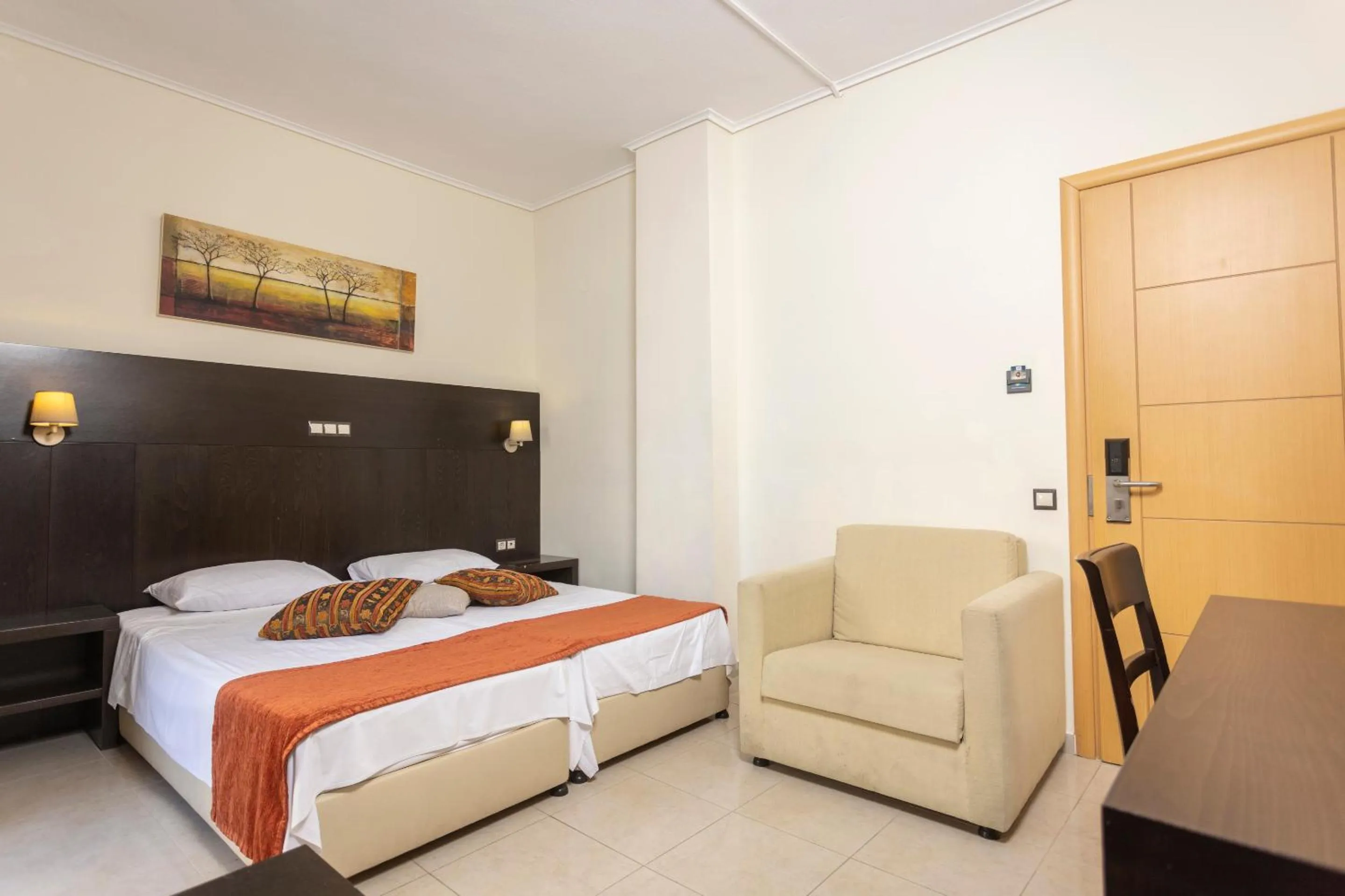 Bed in Hanioti GrandOtel