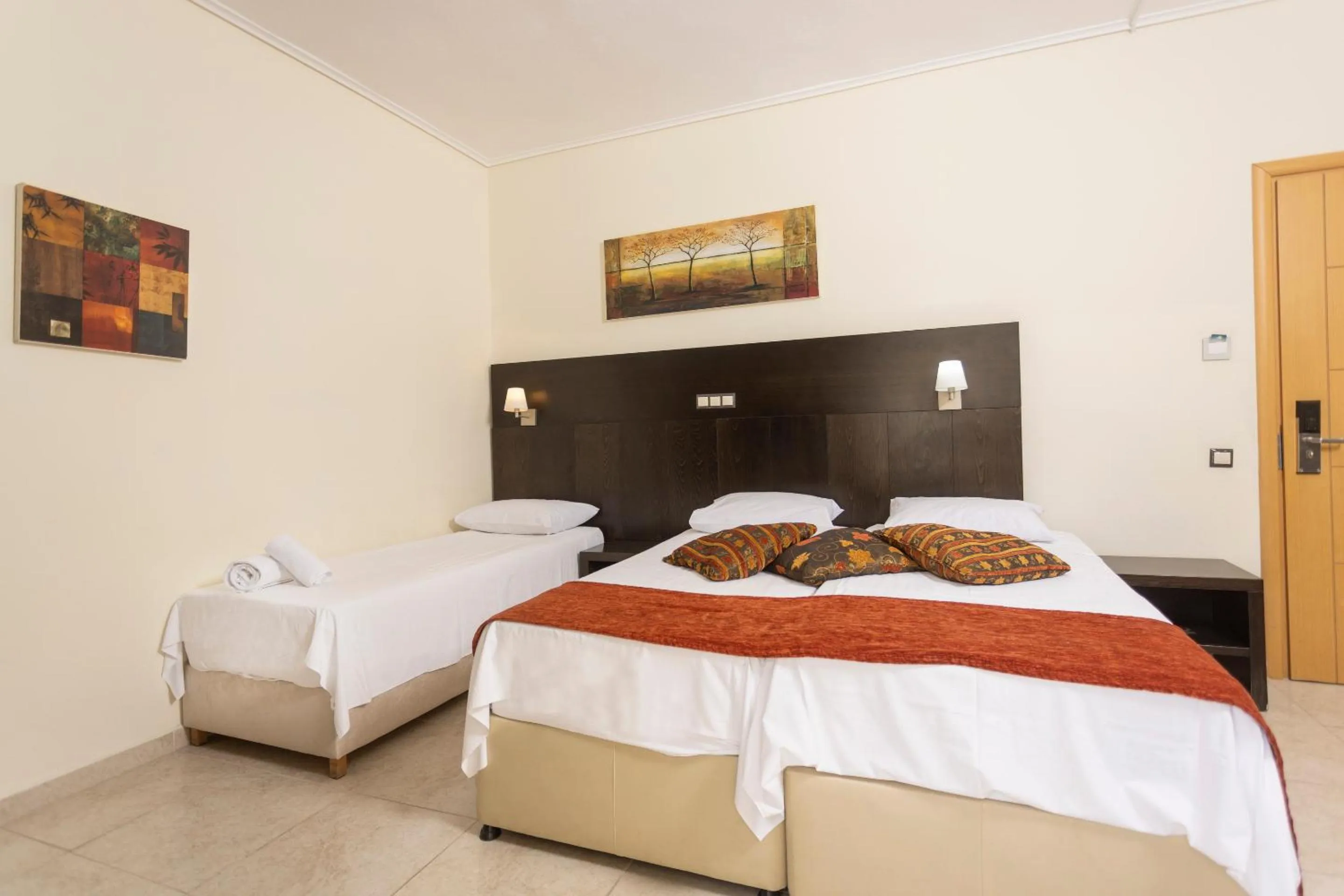 Bed in Hanioti GrandOtel