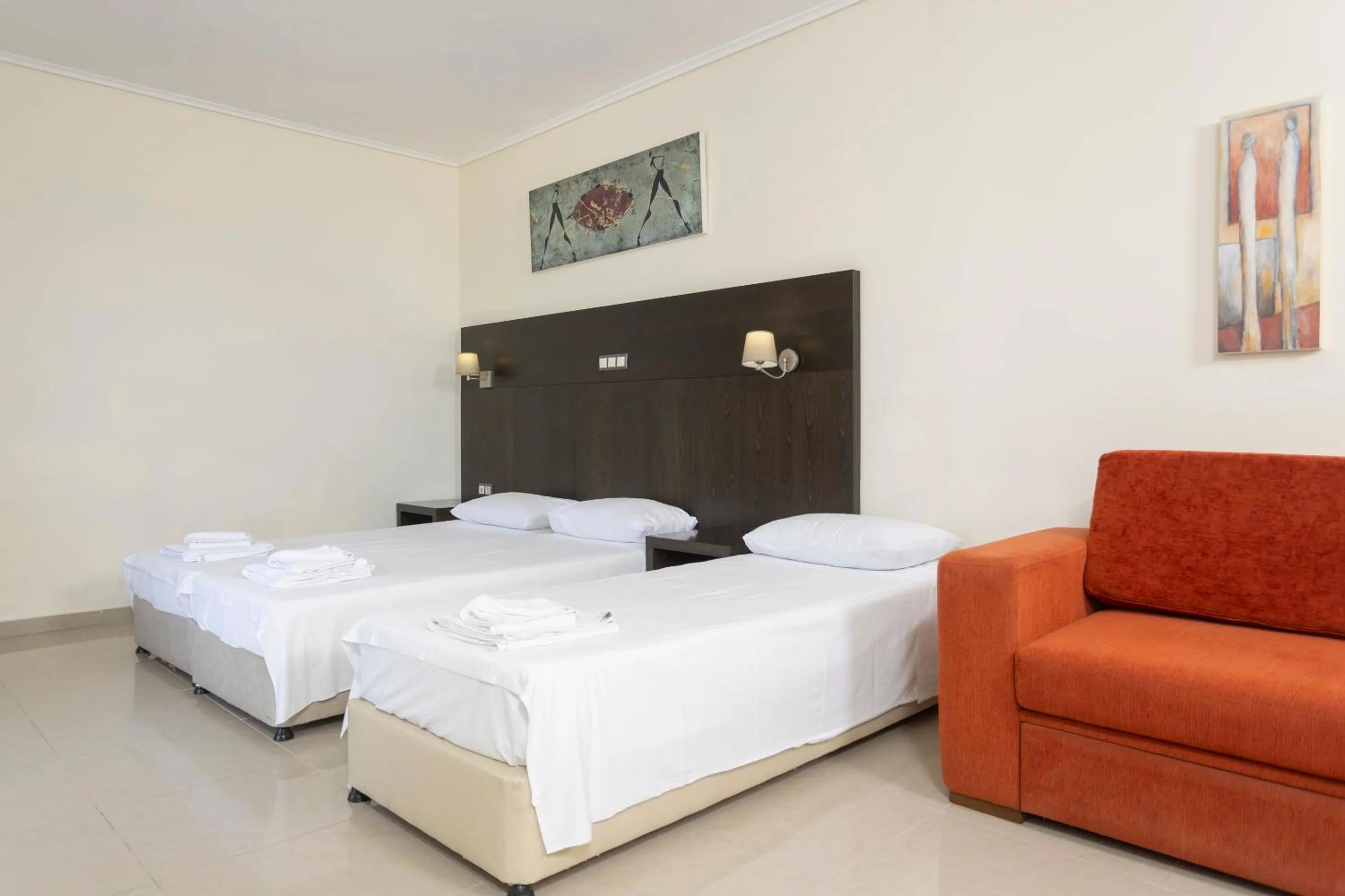 Bed in Hanioti GrandOtel