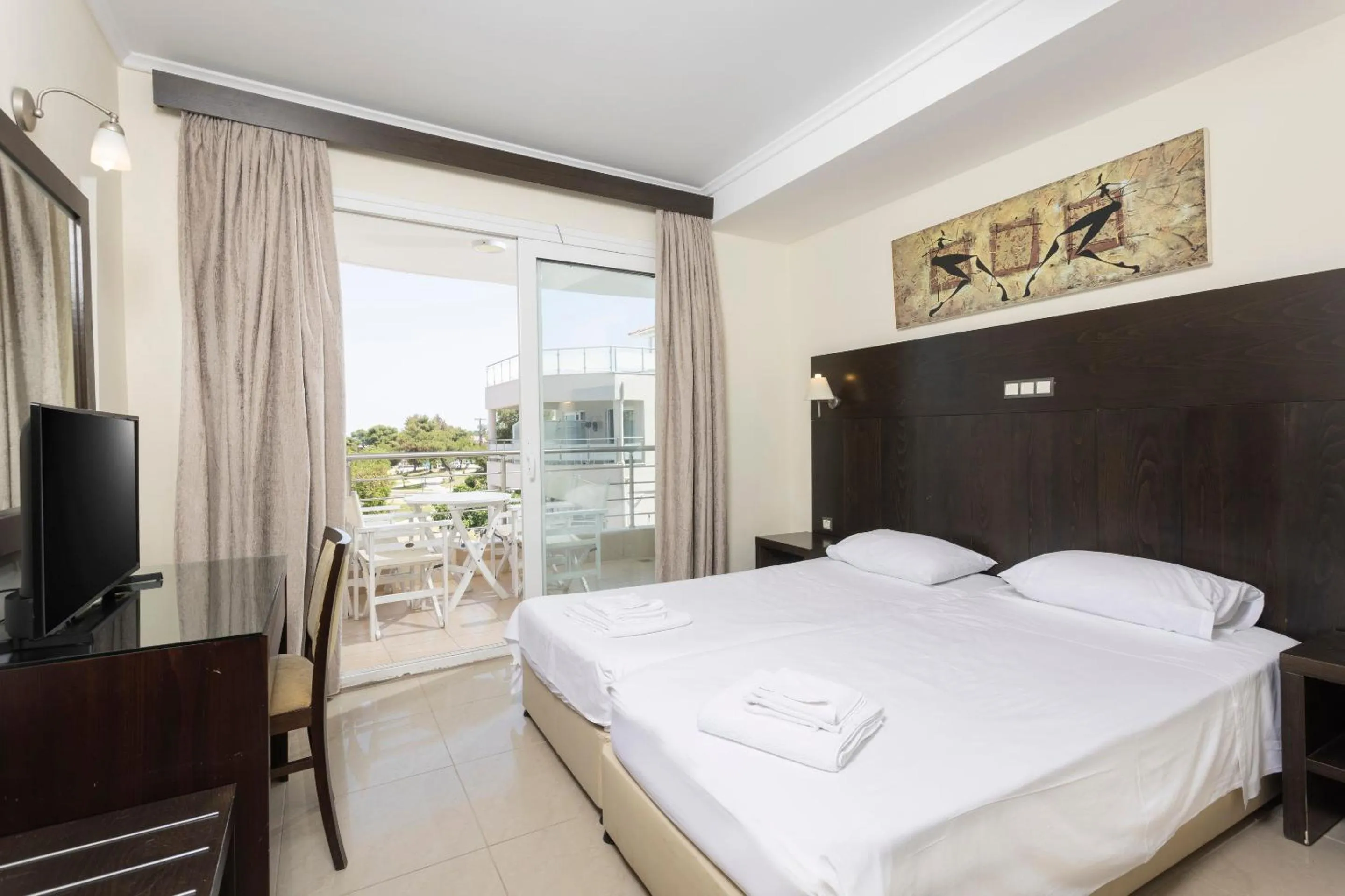 Bed in Hanioti GrandOtel