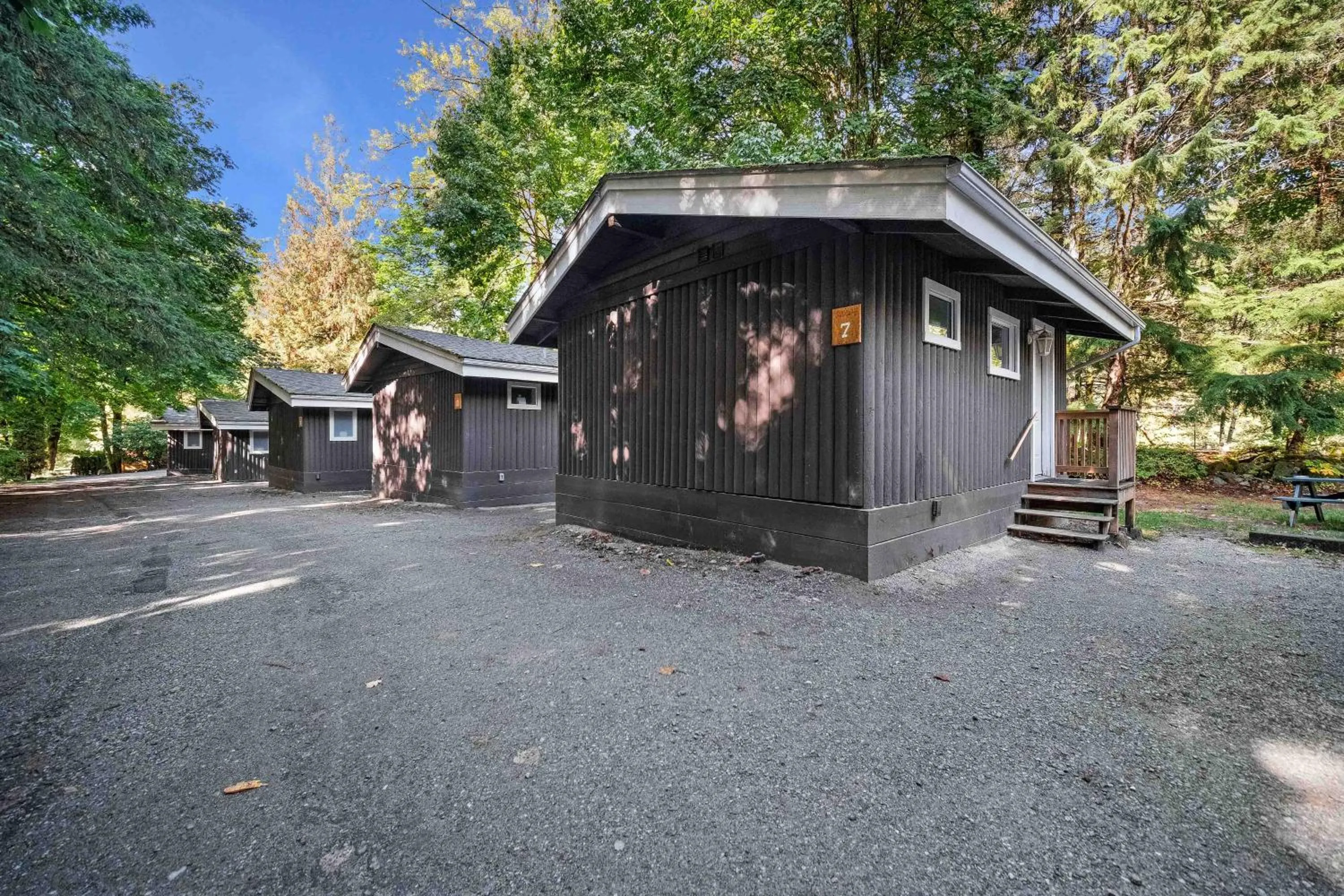 Property building in Sunwolf Riverside Cabins