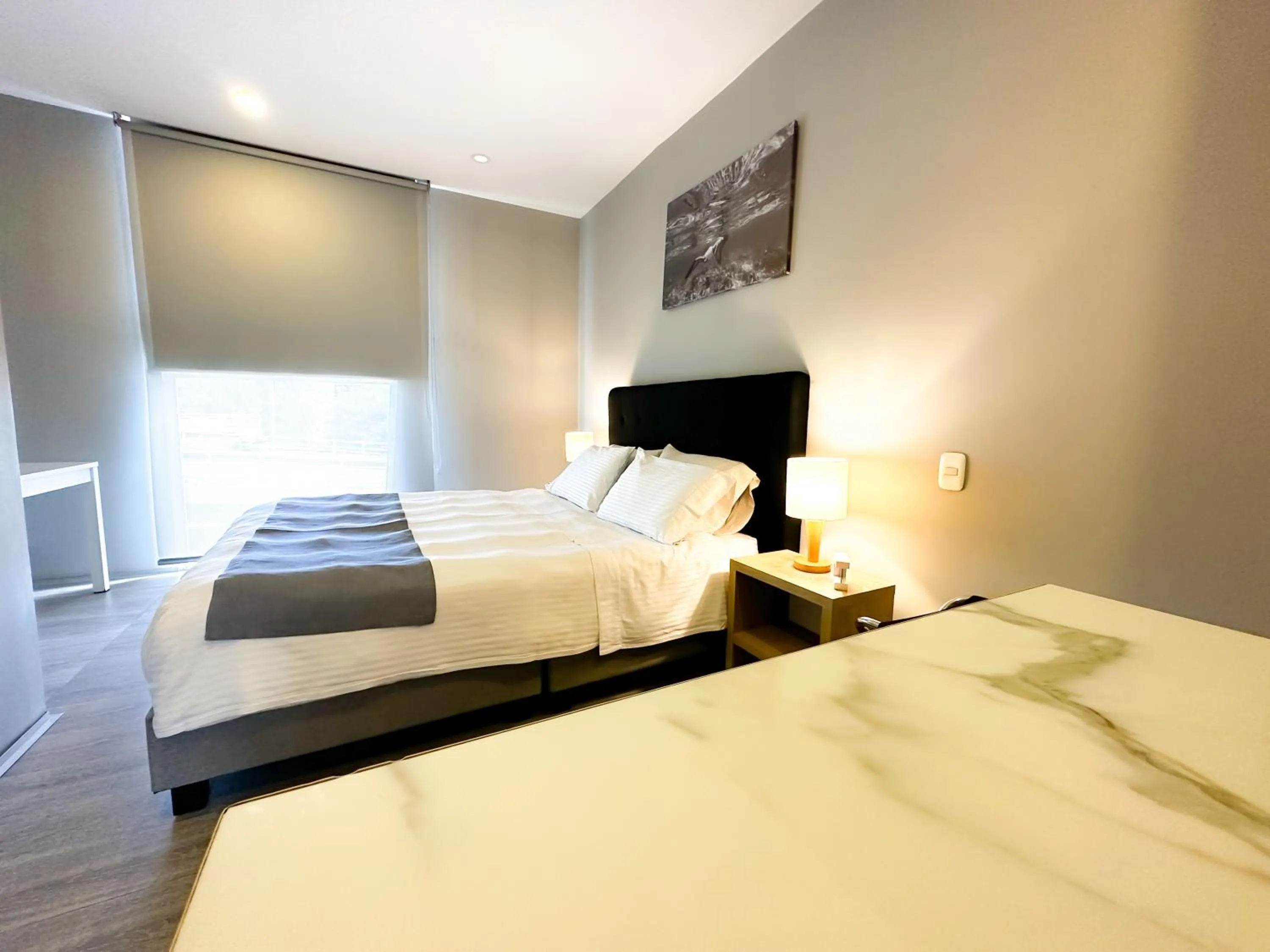 Bedroom, Bed in Hotel Arena Suites Movistar Arena