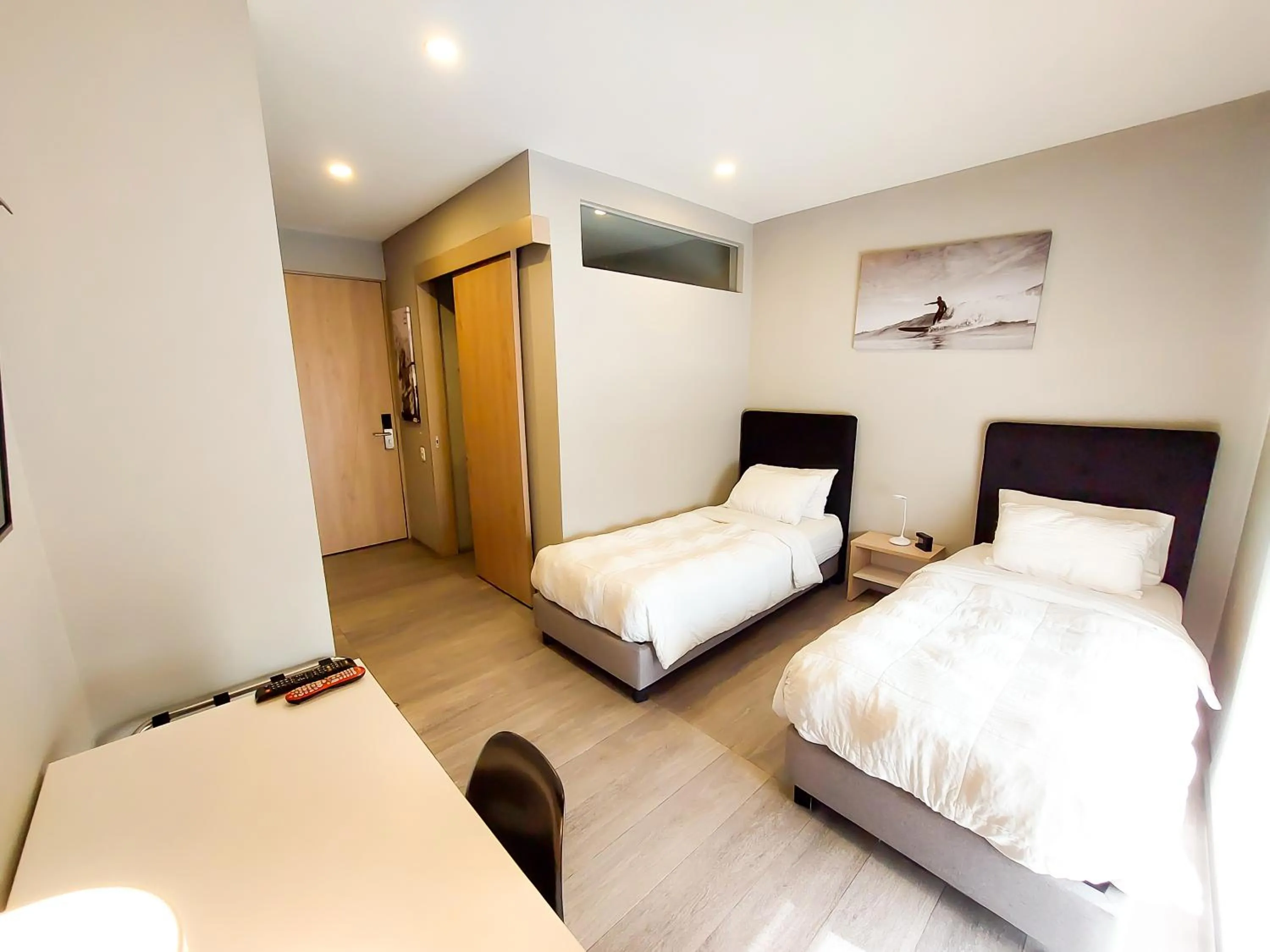 Bedroom, Bed in Hotel Arena Suites Movistar Arena