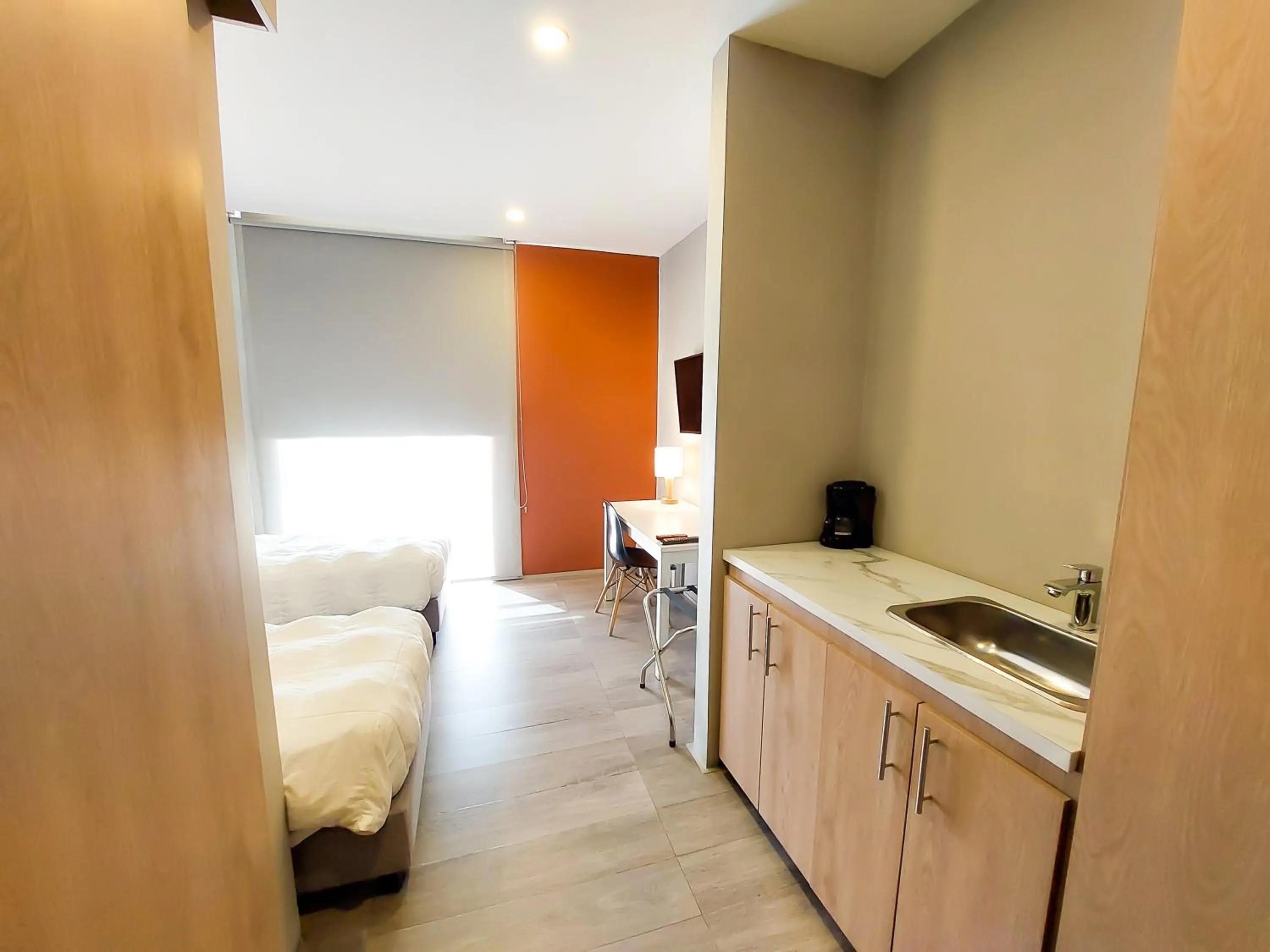 Bedroom, Bed in Hotel Arena Suites Movistar Arena