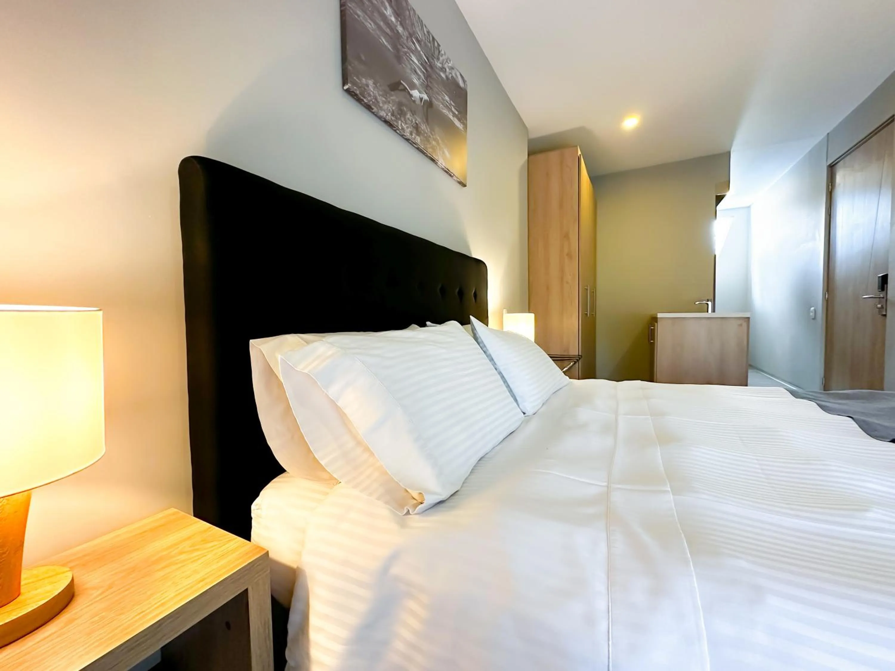 Bed in Hotel Arena Suites Movistar Arena