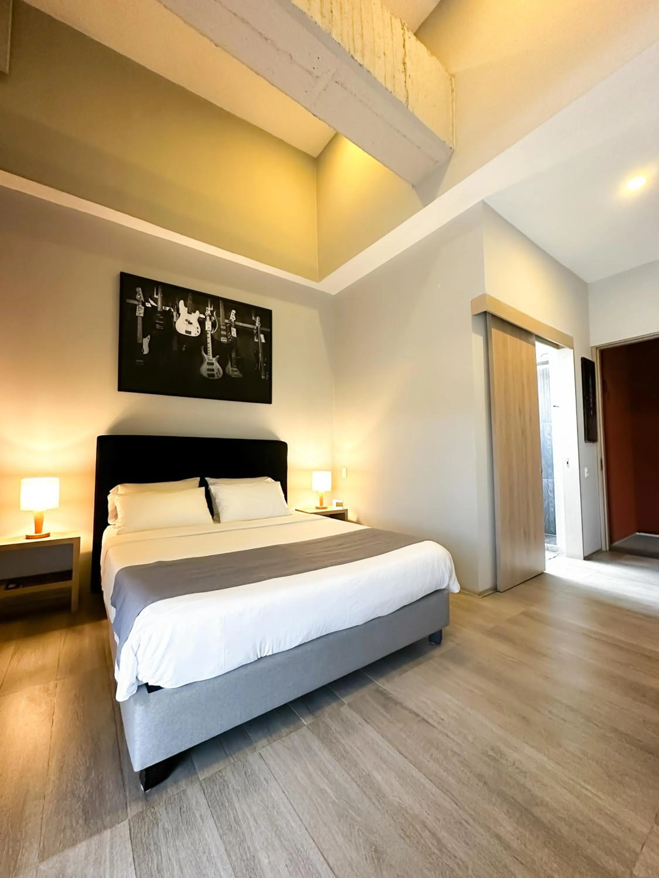 Bed in Hotel Arena Suites Movistar Arena