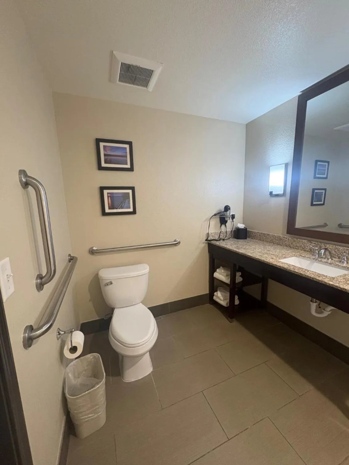 Toilet in Comfort Suites Near Denver Downtown