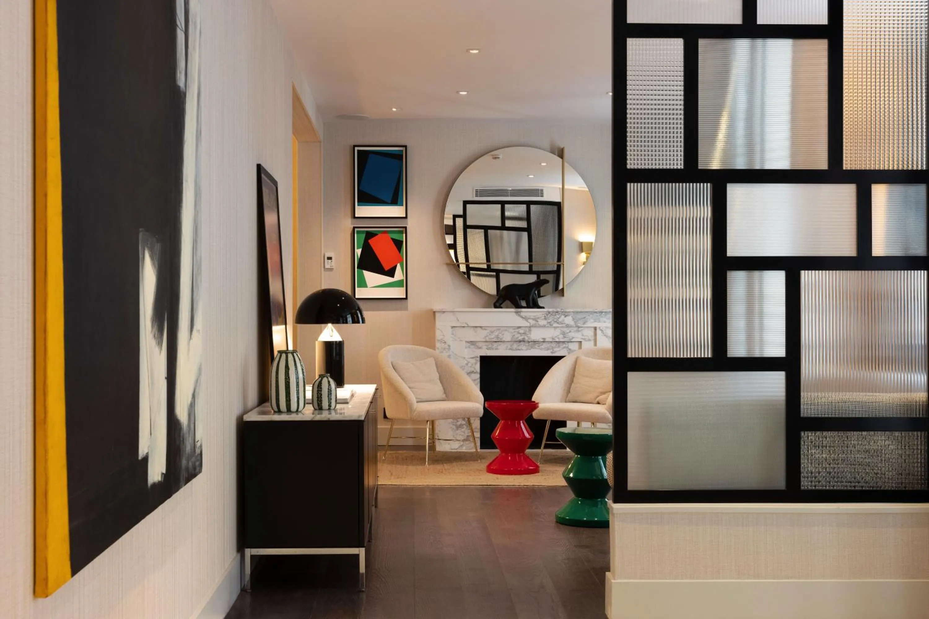 Living room in Hôtel Moderniste