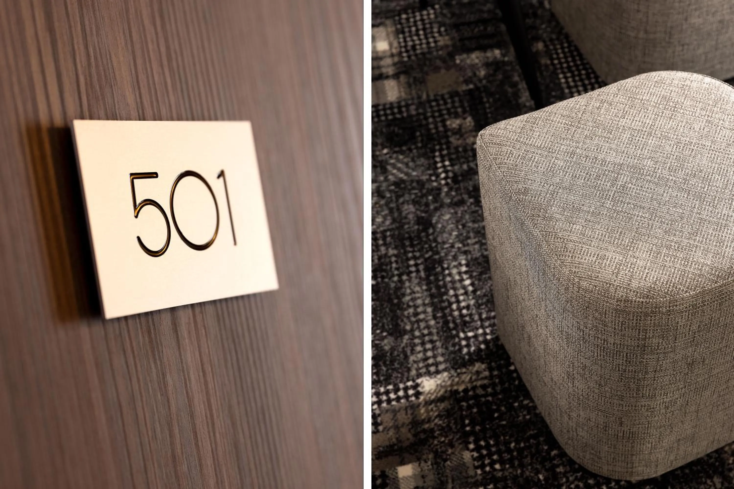 Bedroom in Hôtel Moderniste