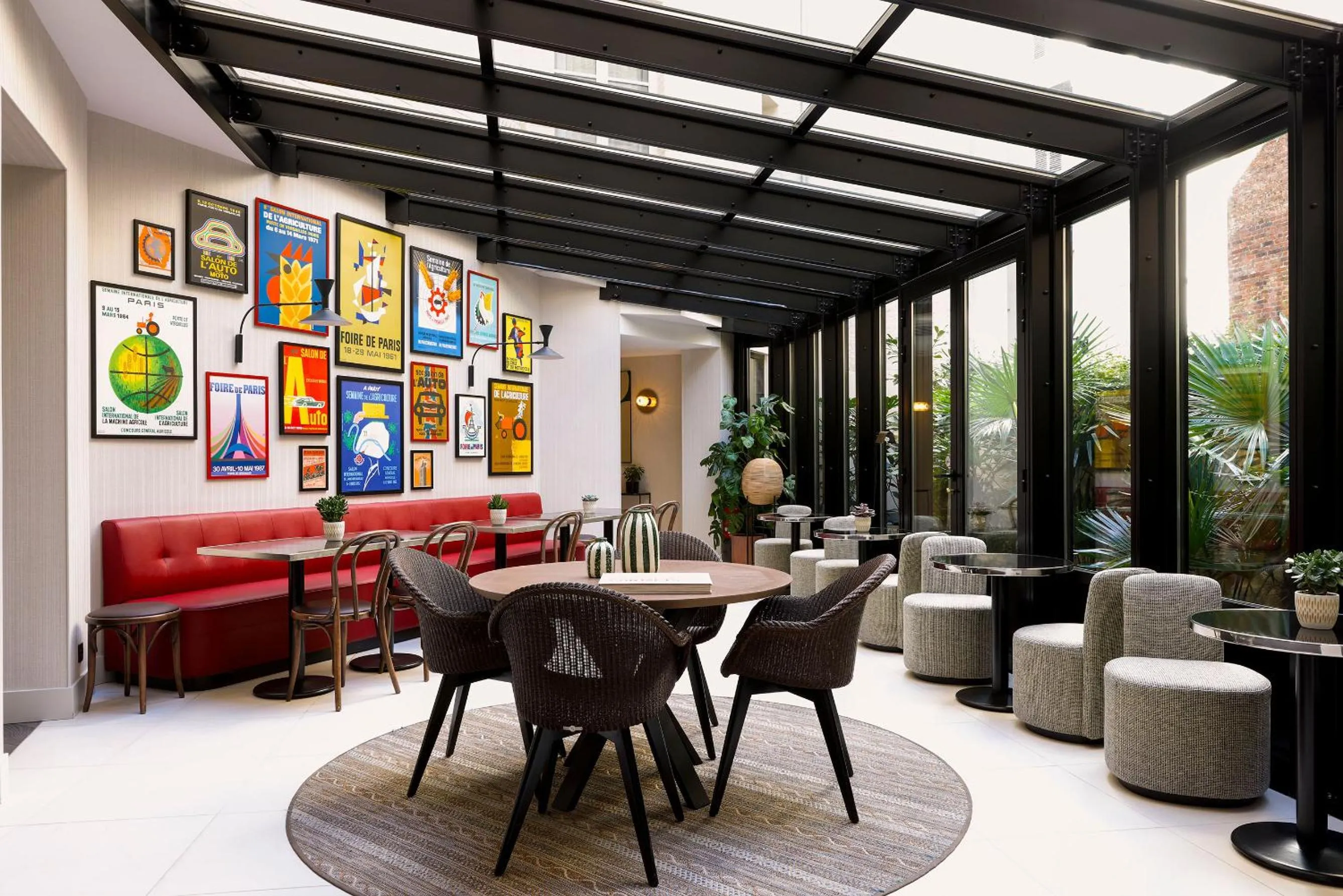 Living room in Hôtel Moderniste