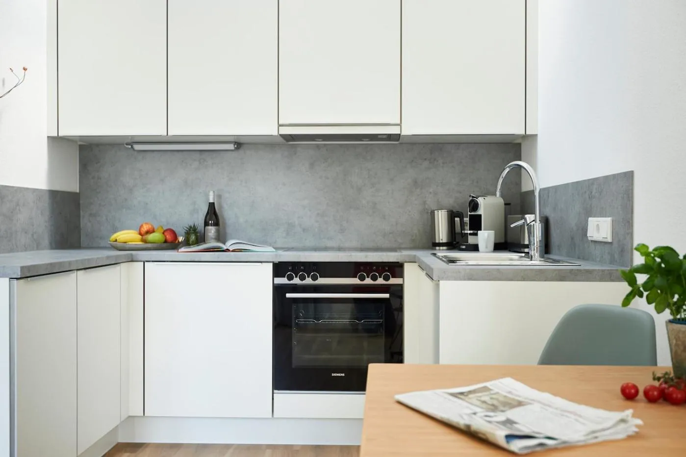 Kitchen or kitchenette in Boardinghome Oldenburg