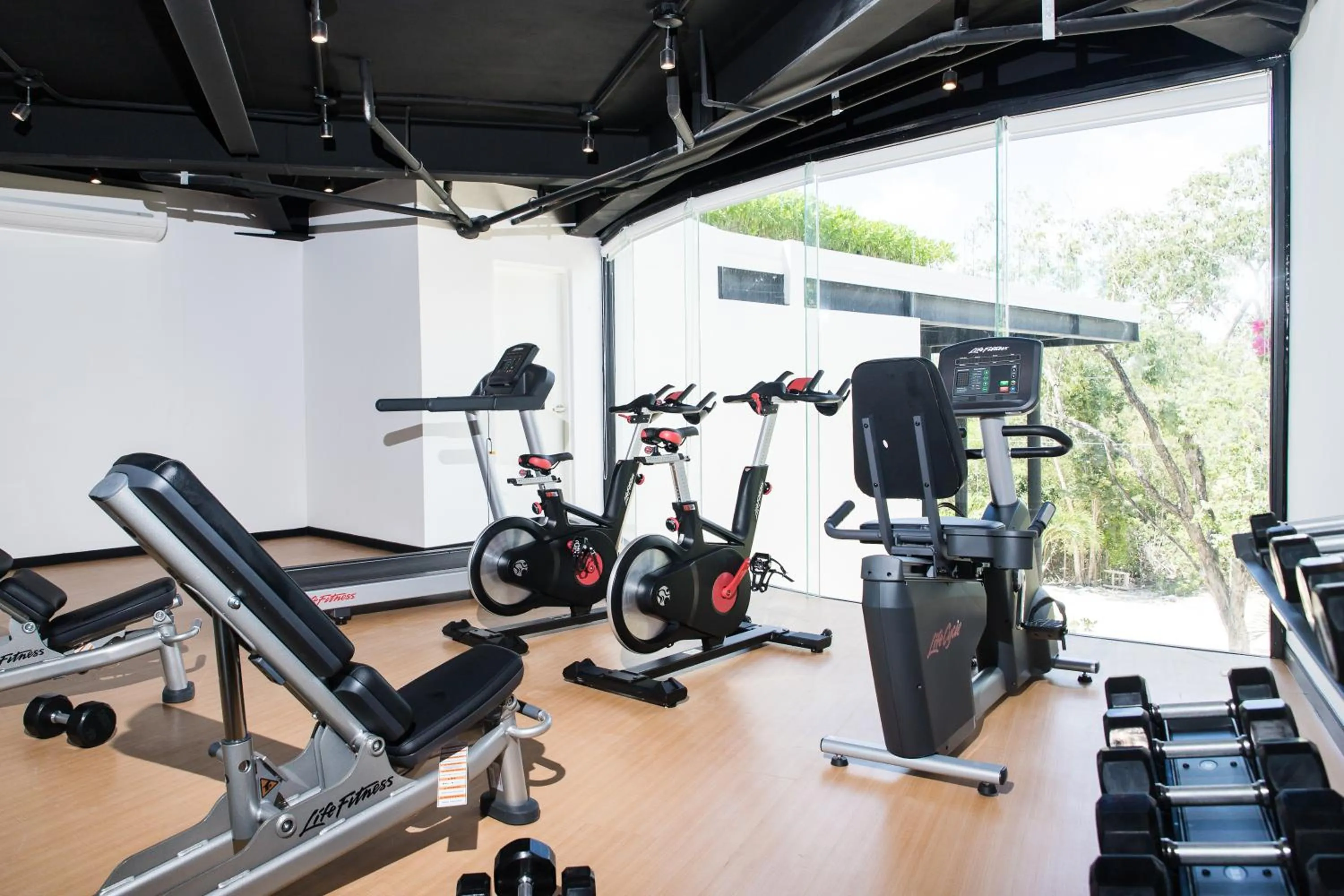 Fitness centre/facilities in The Panoramic By Xperience Hotels