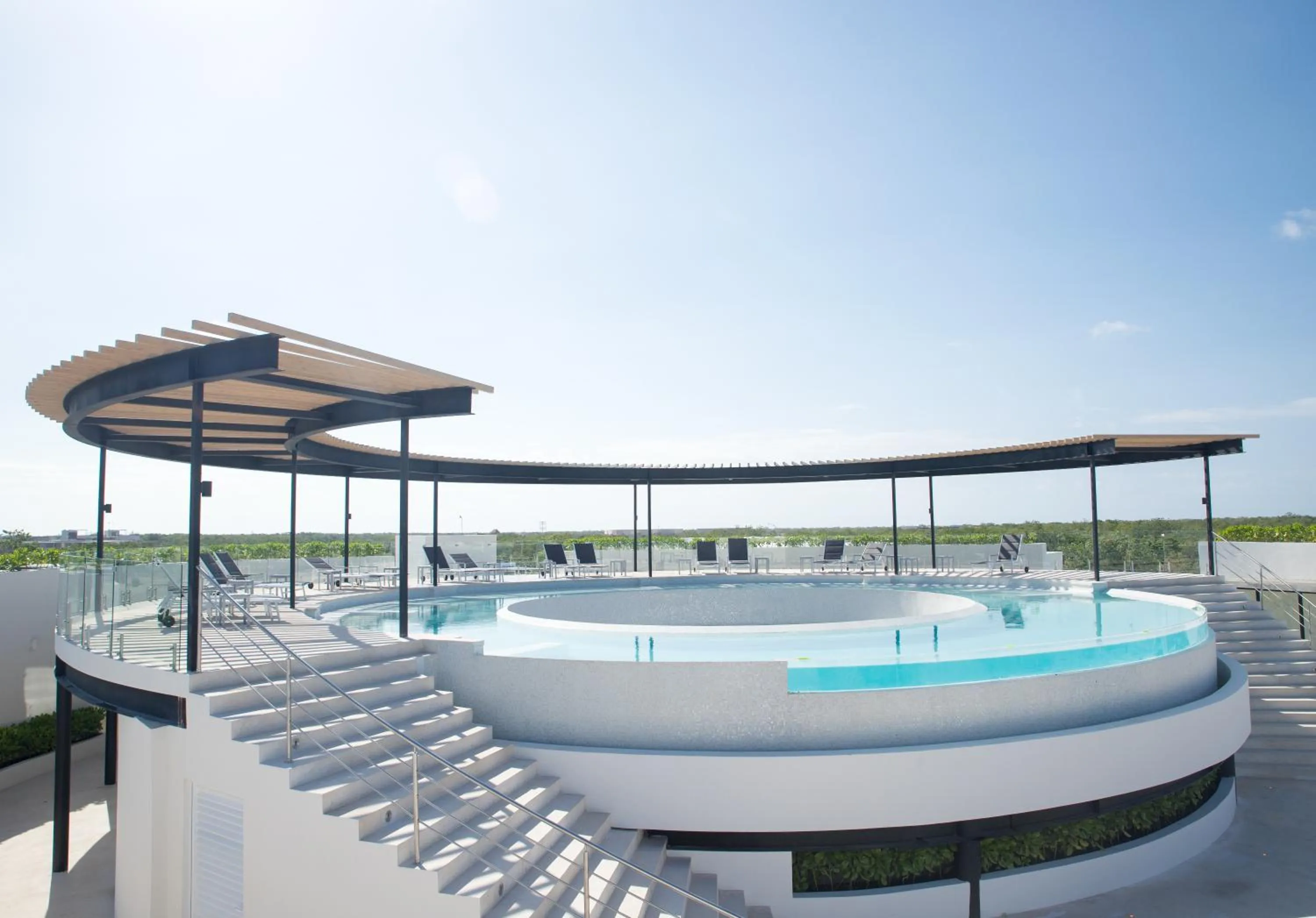 Pool view in The Panoramic By Xperience Hotels