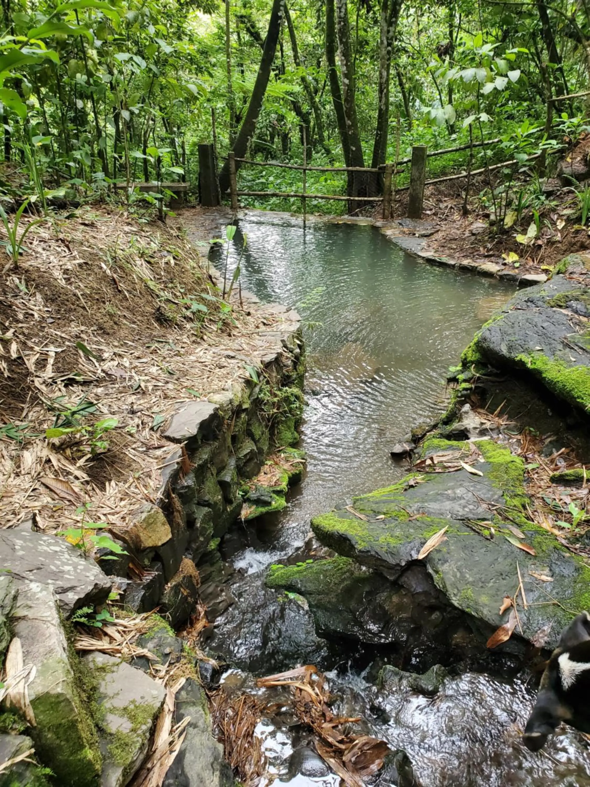 Open Air Bath in Hospedaje Totalmanik