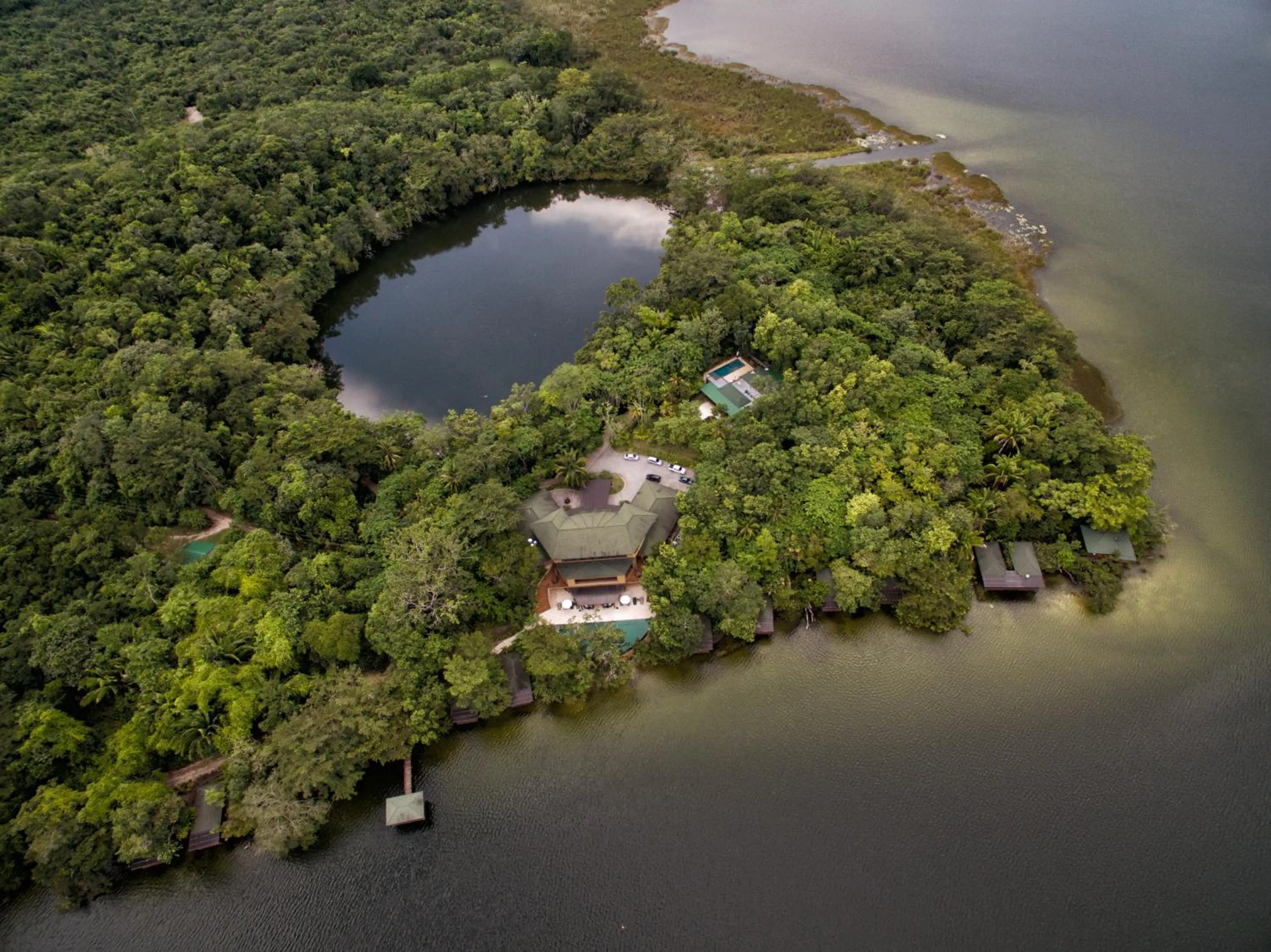 Bird's eye view in Las Lagunas Boutique Hotel