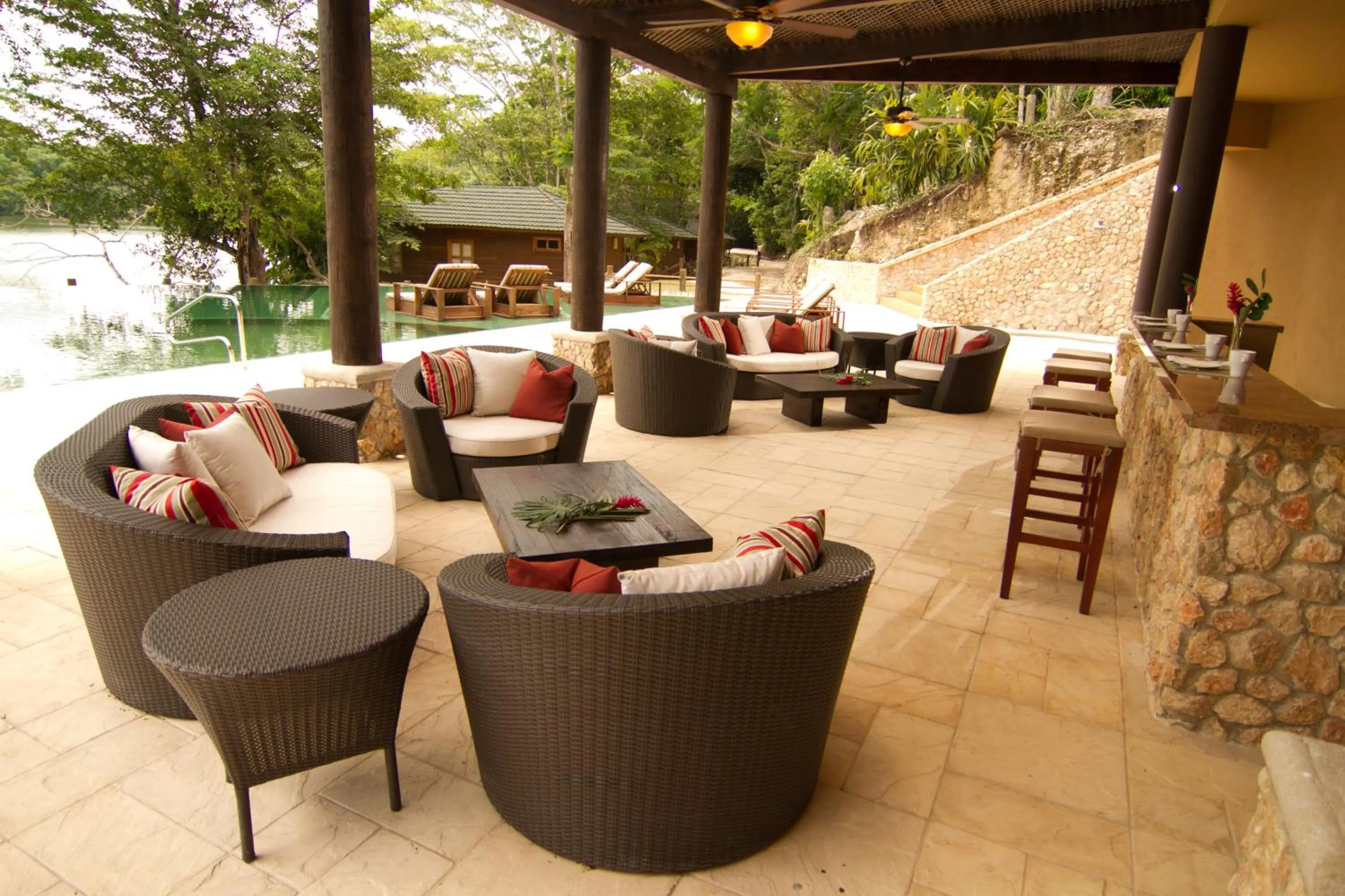 Lounge or bar in Las Lagunas Boutique Hotel