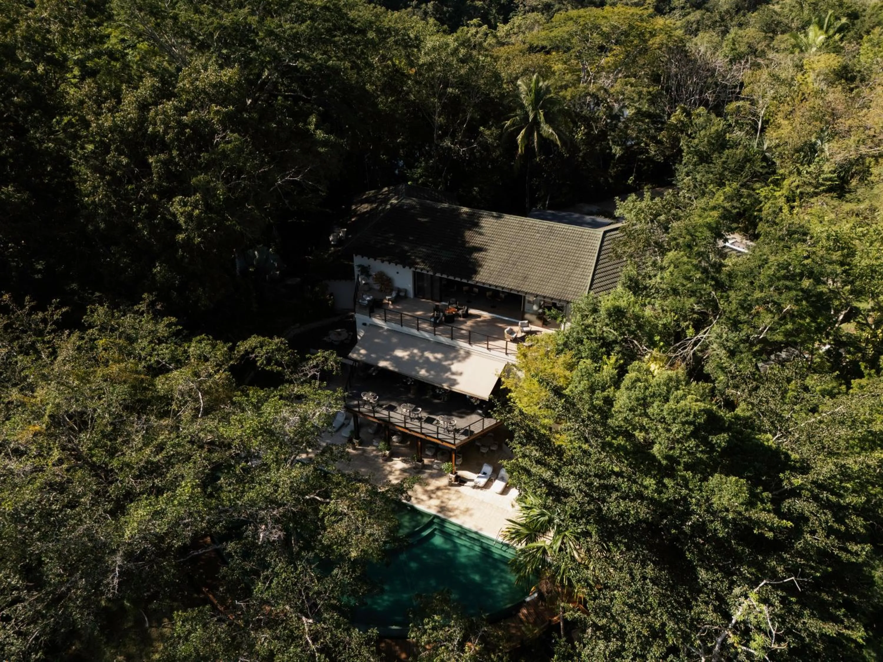 Bird's eye view in Las Lagunas Boutique Hotel