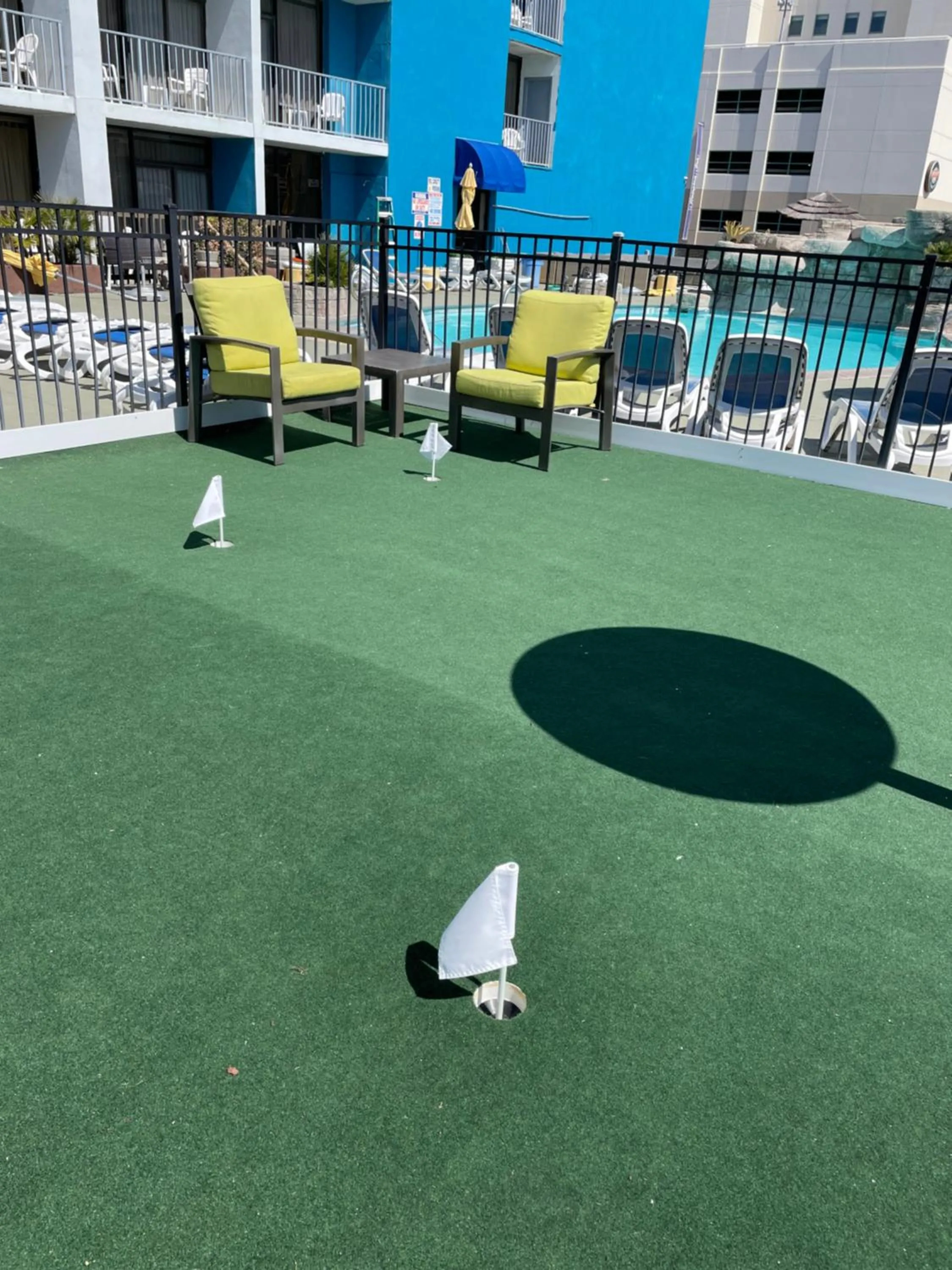 Swimming pool in Days Inn by Wyndham Virginia Beach At The Beach