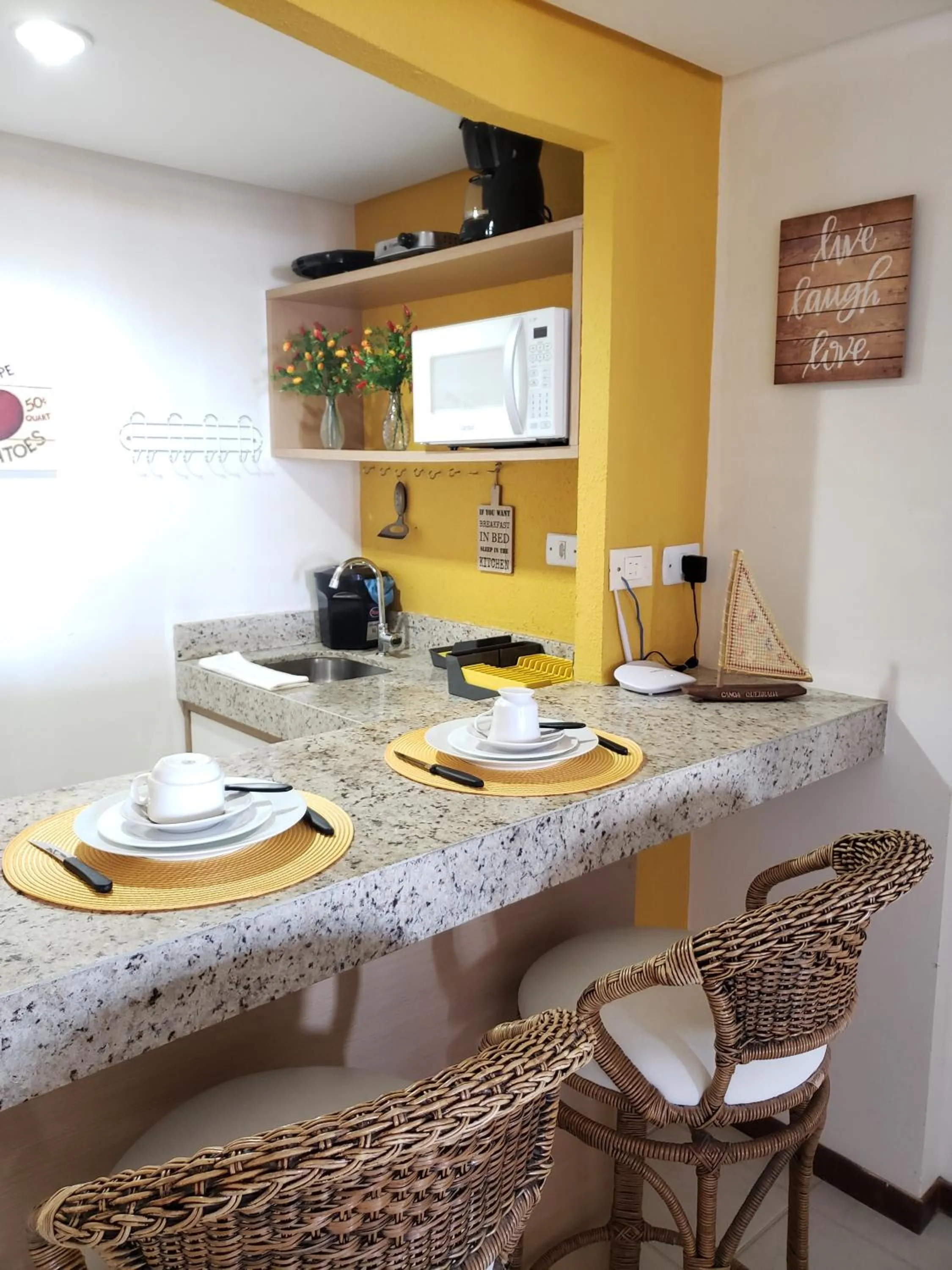 Kitchen or kitchenette in Pipa's Ocean - Flat Vista Mar