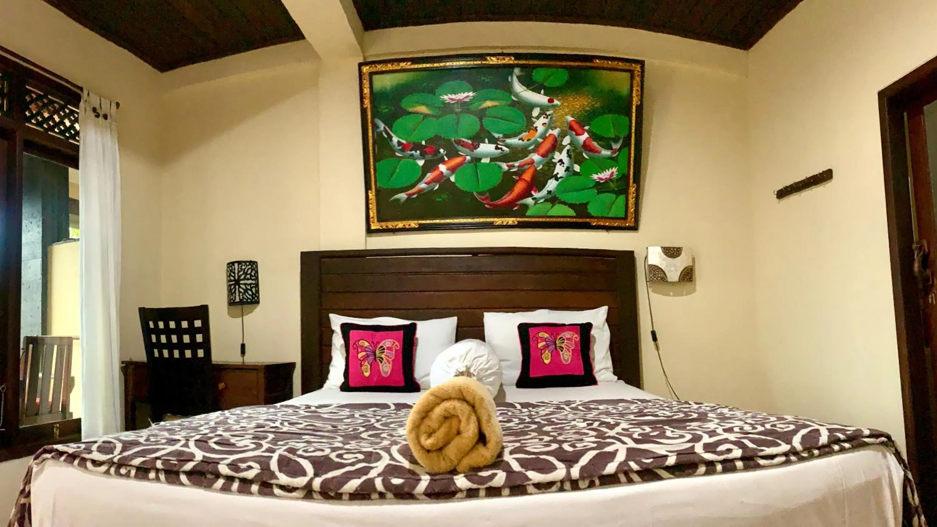 Bedroom, Bed in Demank House