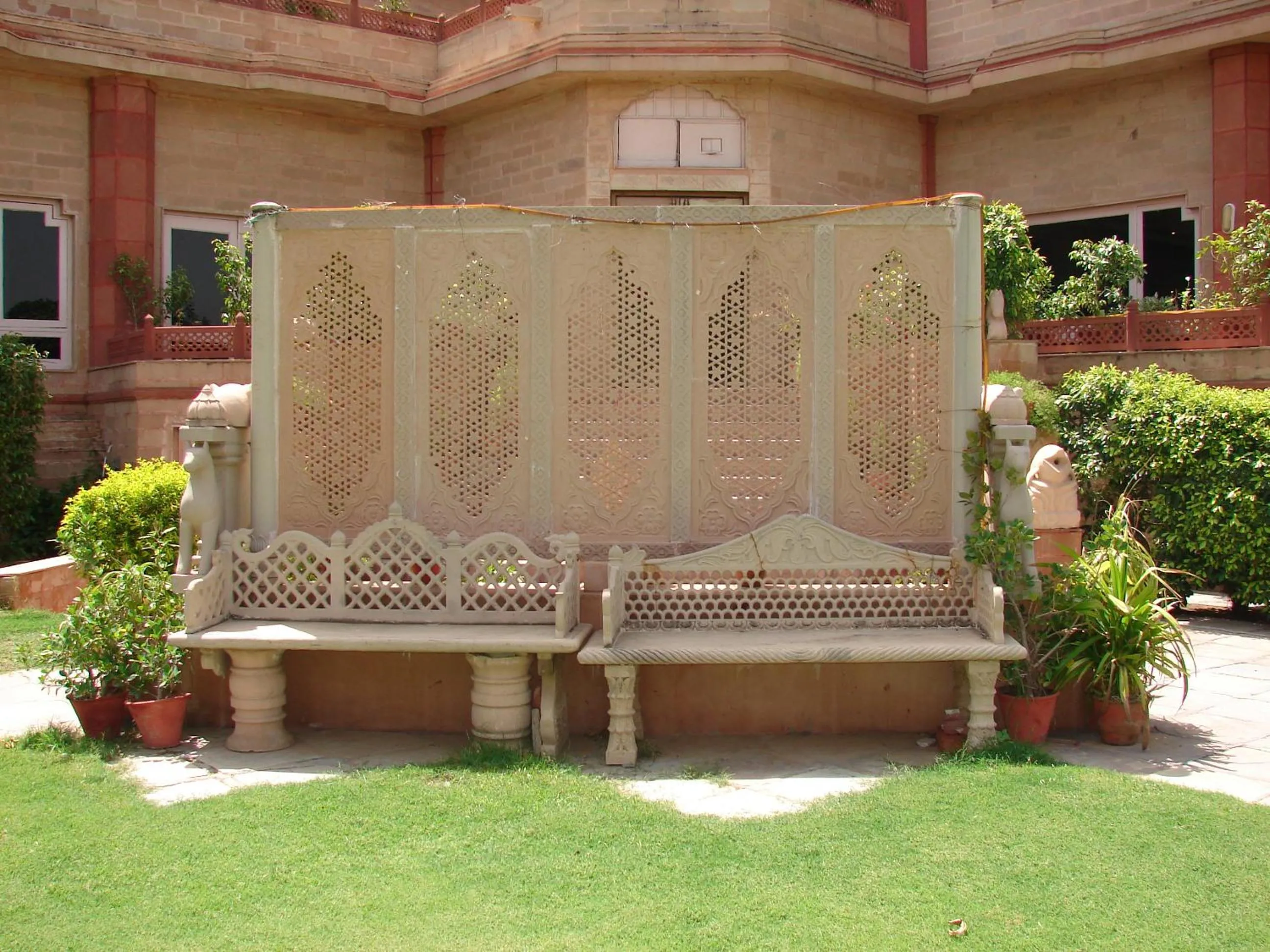Decorative detail in Mansingh Palace, Ajmer