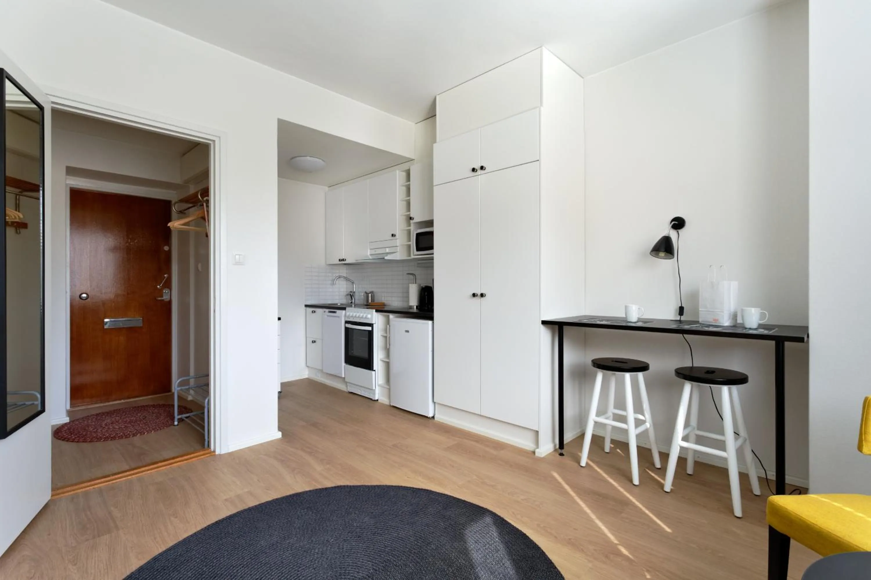 Photo of the whole room in Forenom Serviced Apartments Helsinki Kruununhaka