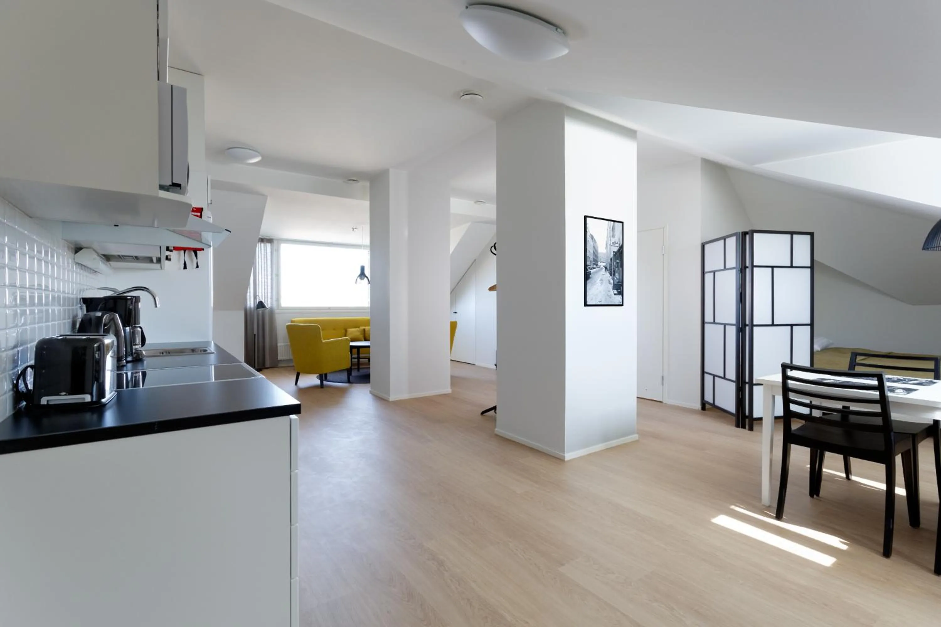 Photo of the whole room in Forenom Serviced Apartments Helsinki Kruununhaka