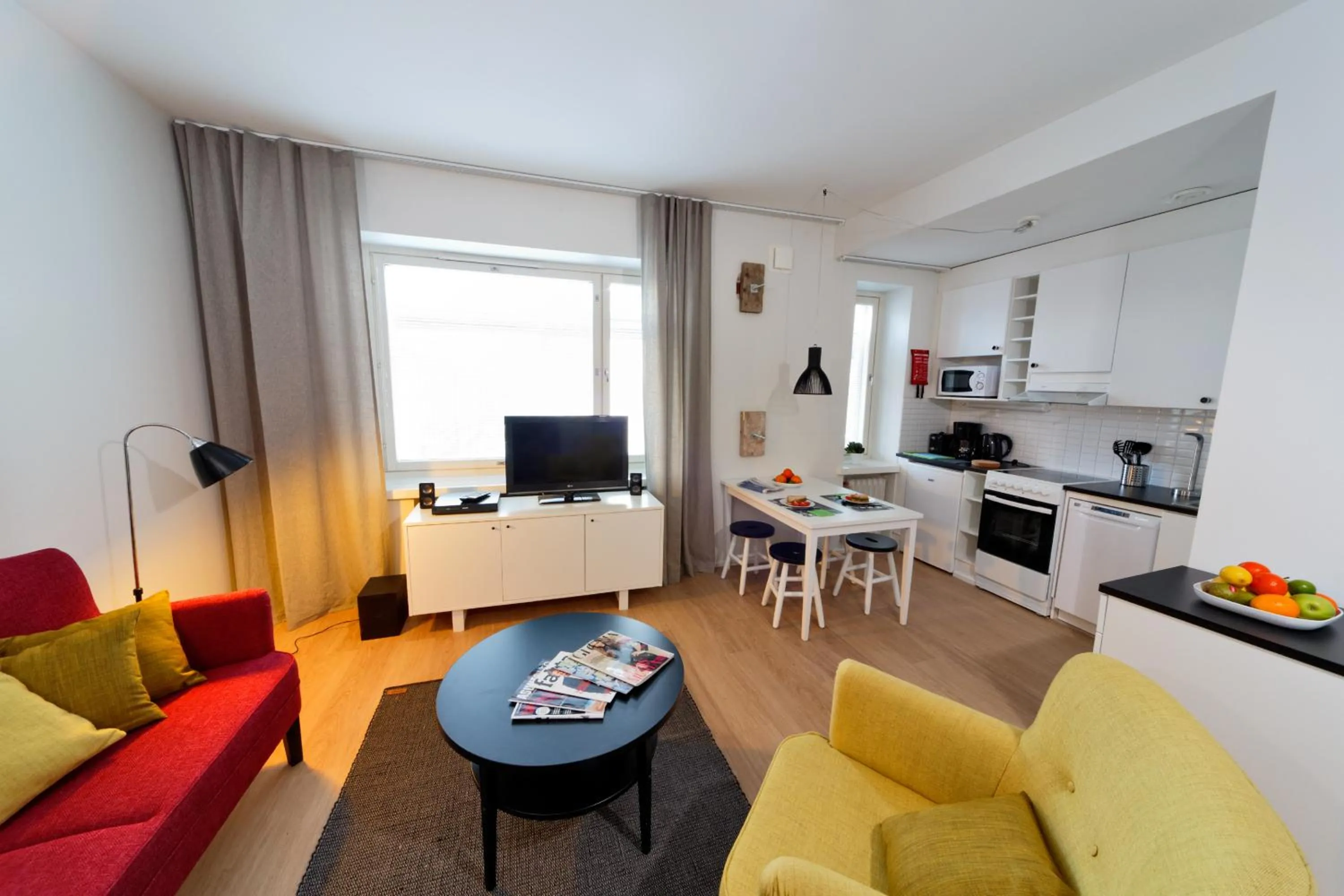 Photo of the whole room in Forenom Serviced Apartments Helsinki Kruununhaka