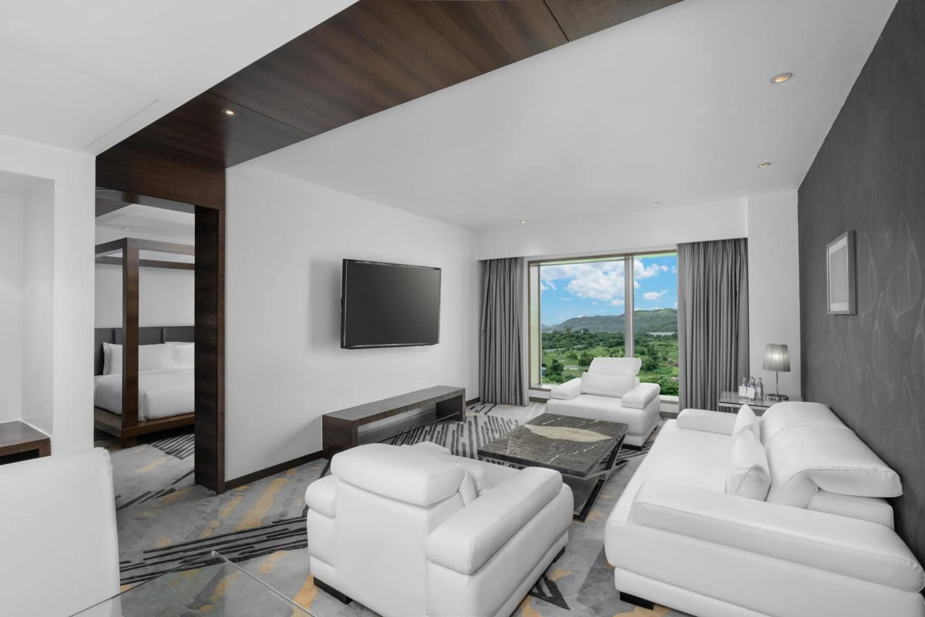 Living room, Bed in Country Inn & Suites By Radisson Navi Mumbai