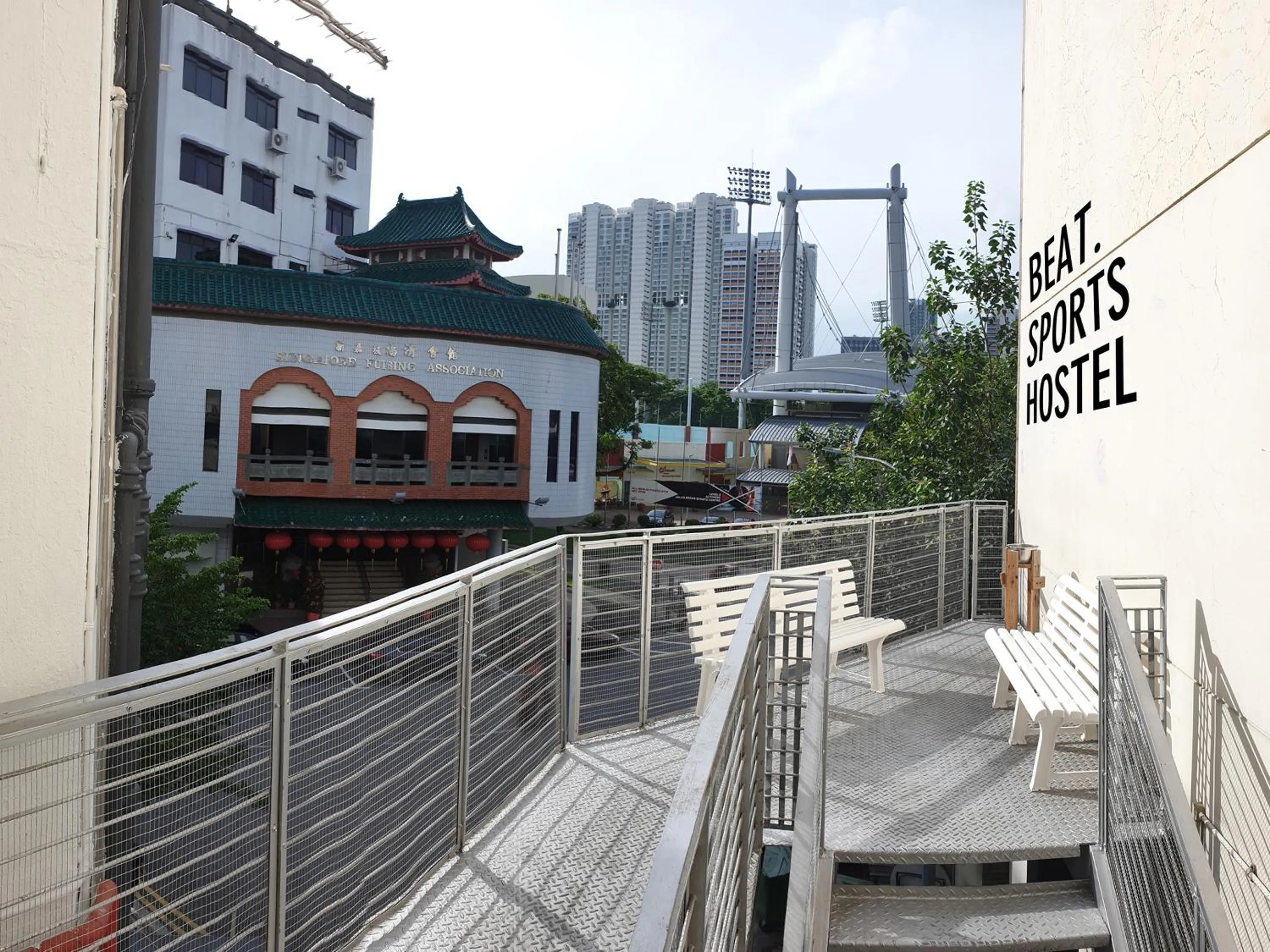 Balcony/Terrace in BEAT. Sports Hostel
