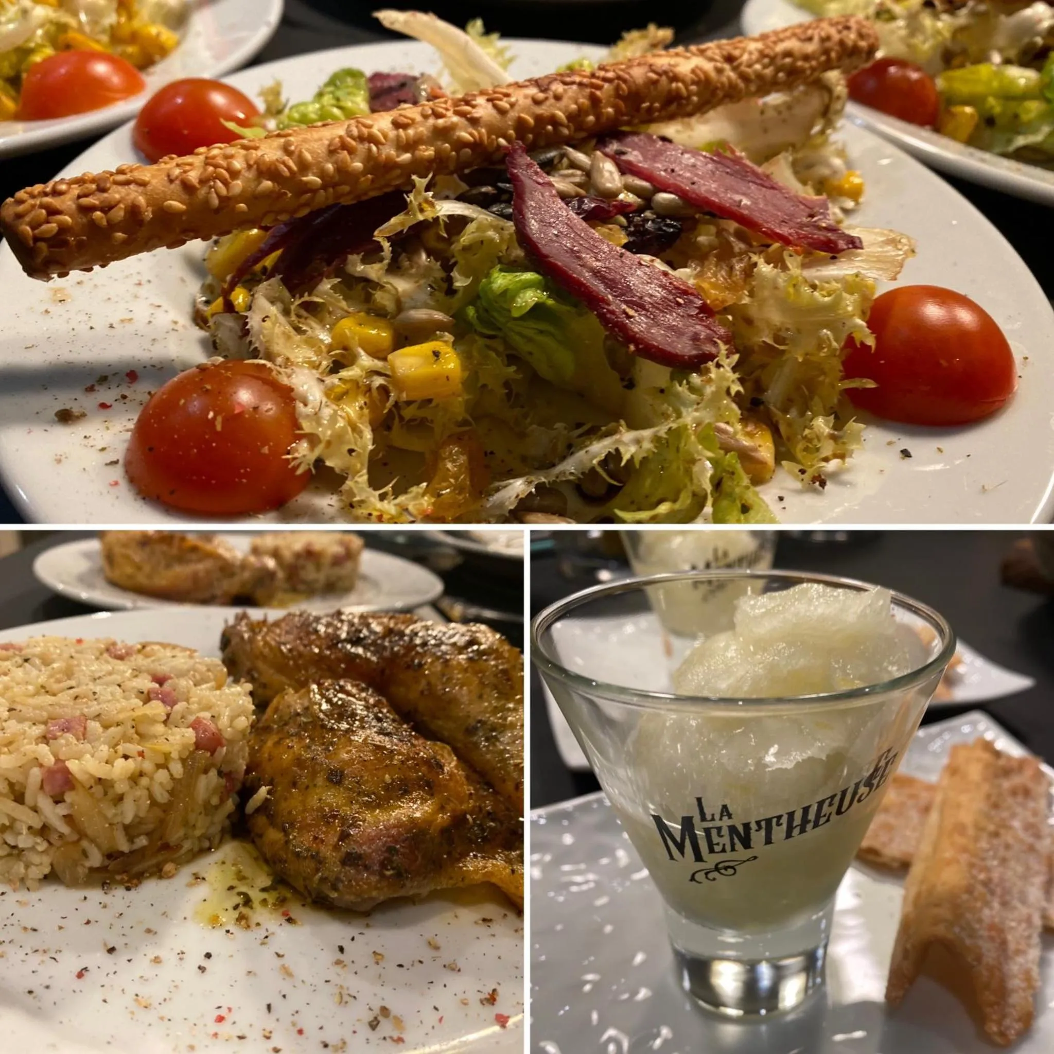 Dinner in A l'Orée Des Vignes