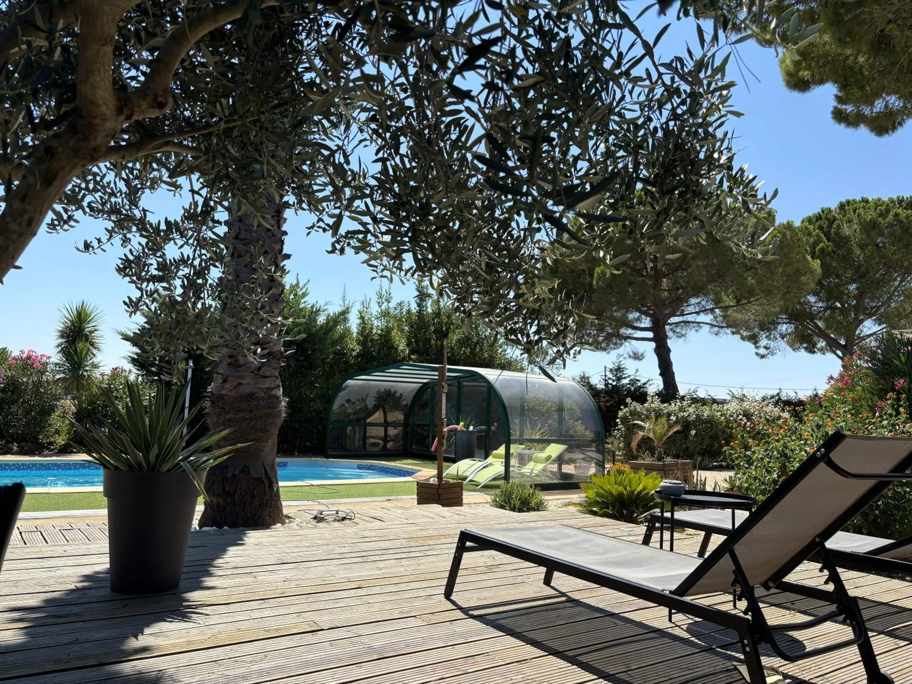 Natural landscape in A l'Orée Des Vignes