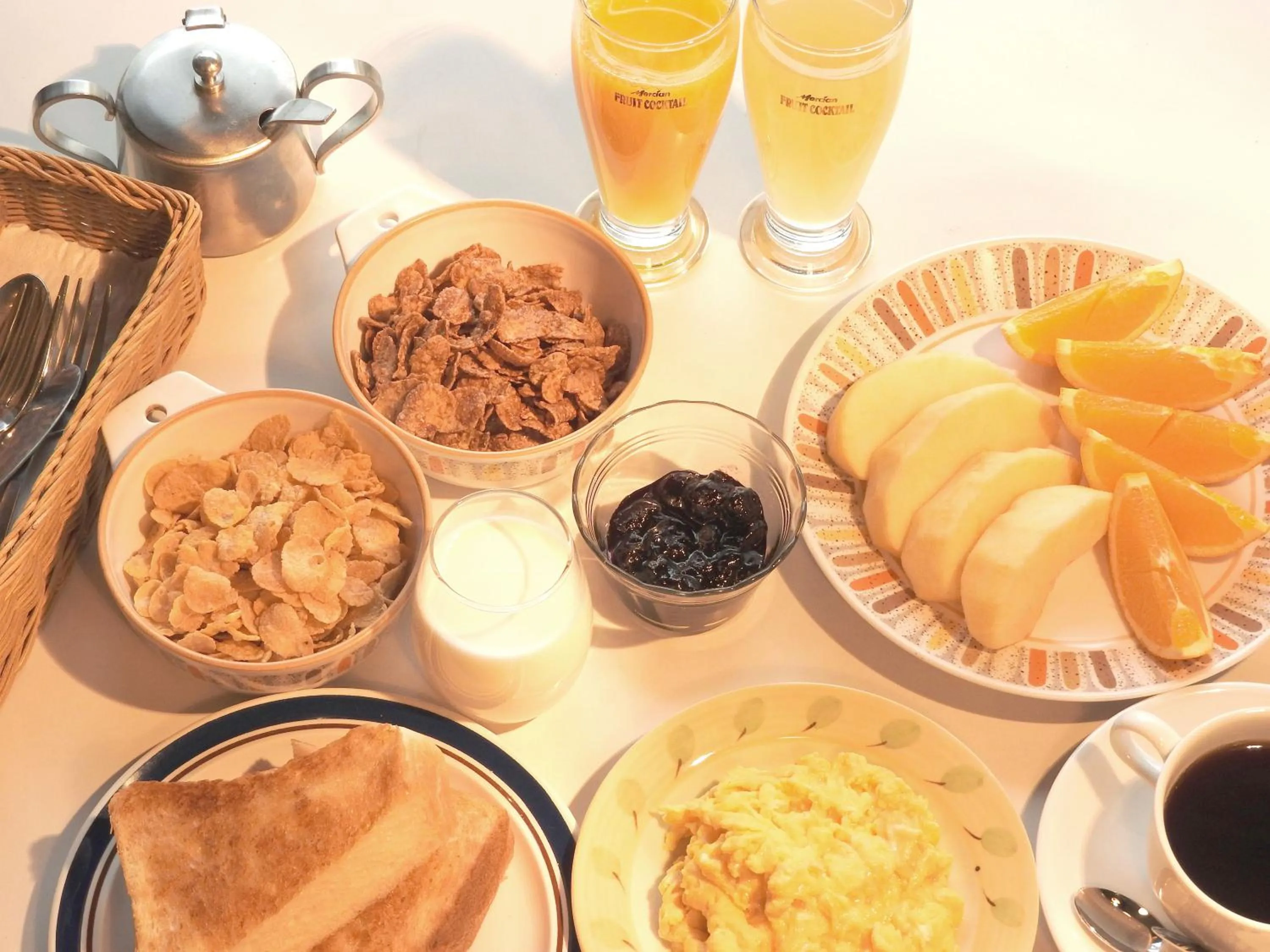 Food close-up in Villa Alpen