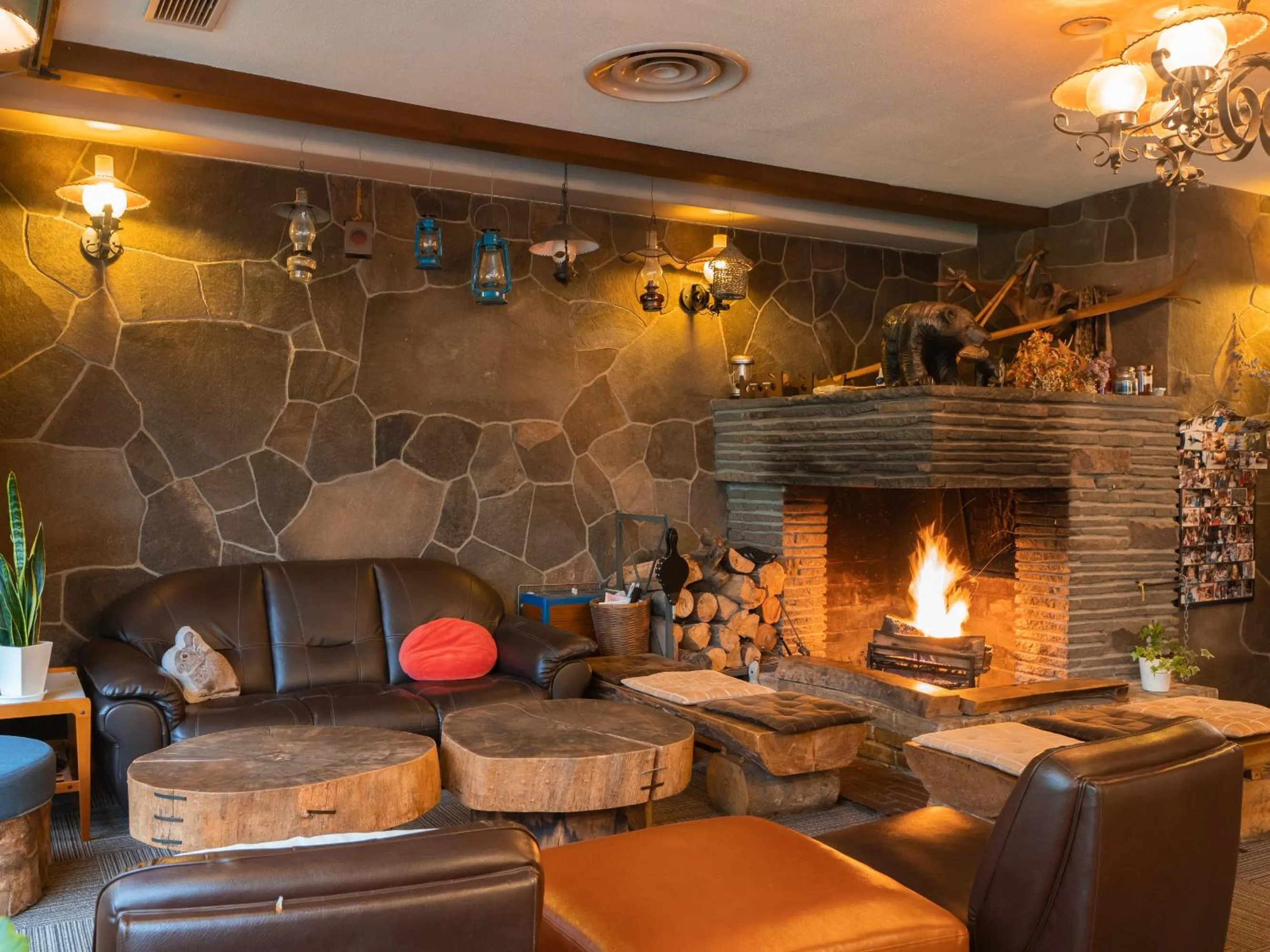 Lounge or bar in Villa Alpen
