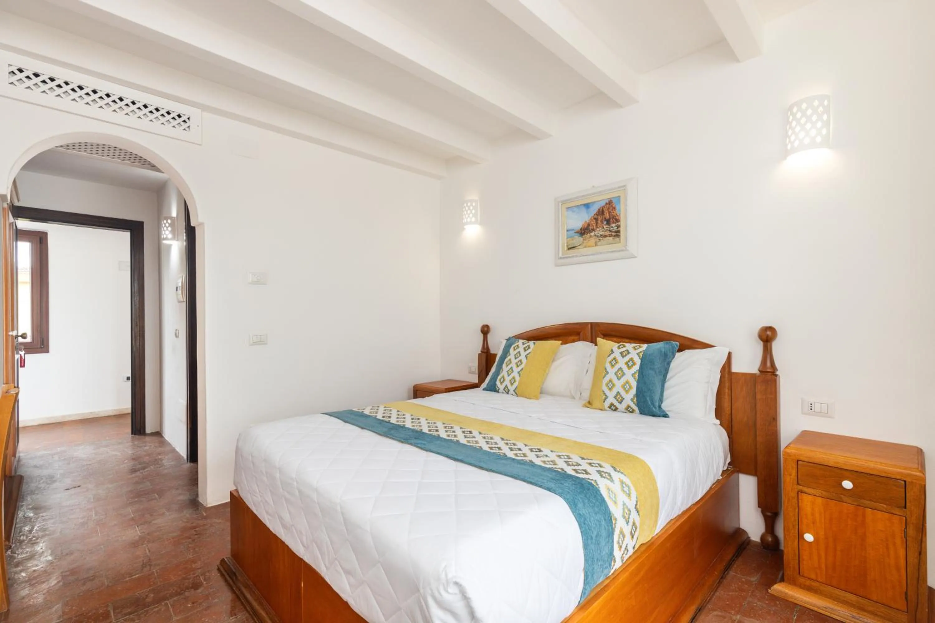 Bed in Hotel Vecchia Marina