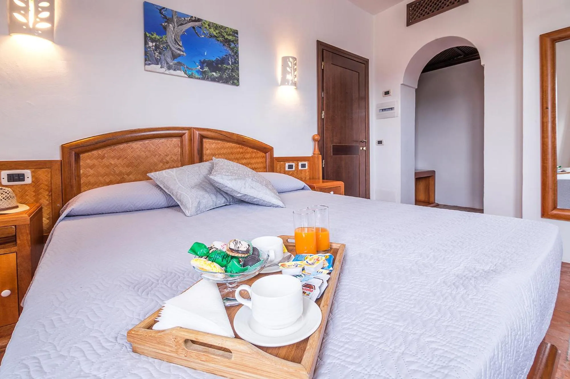 Bed in Hotel Vecchia Marina