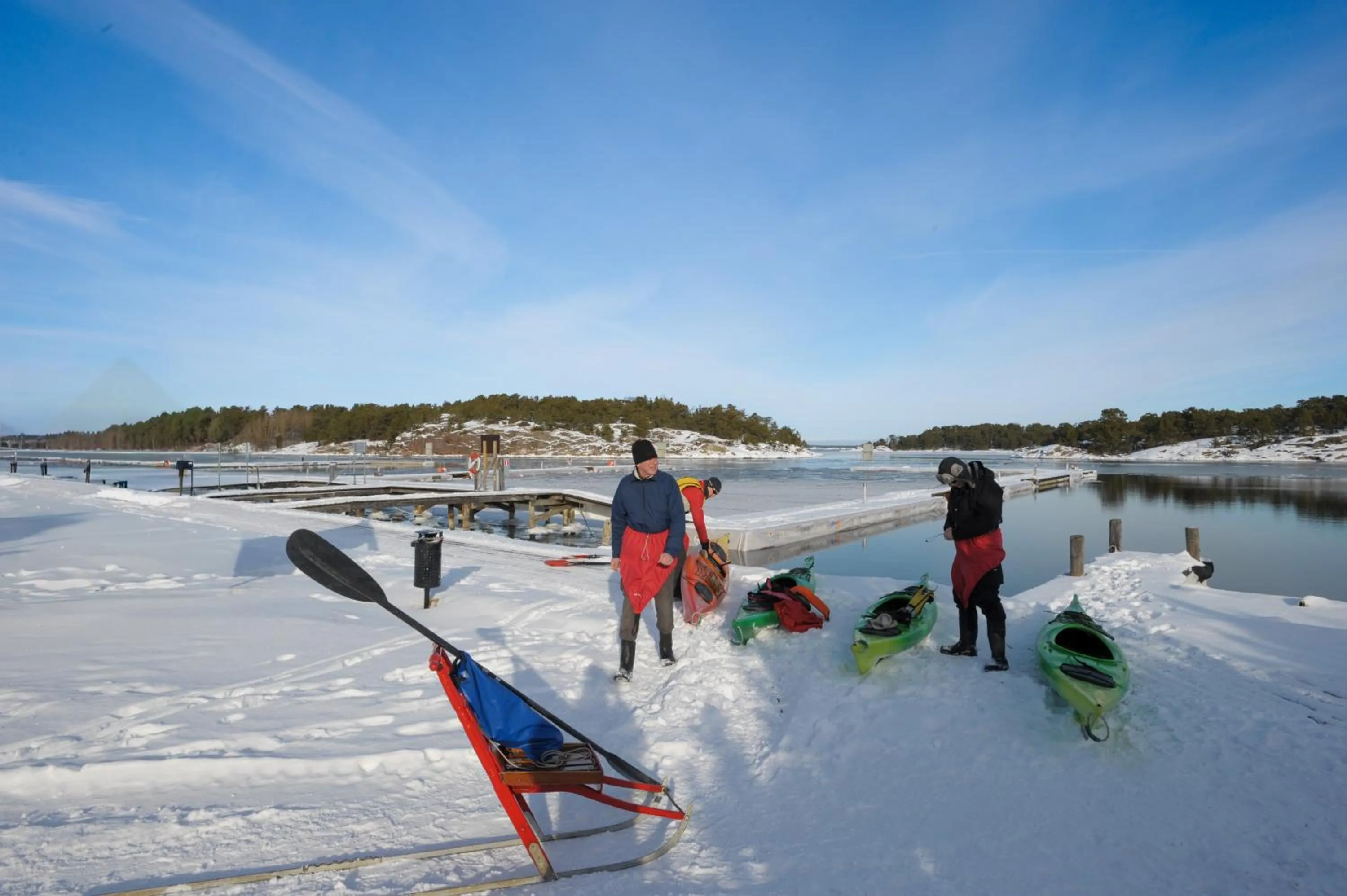 Winter in Sandhamn Seglarhotell