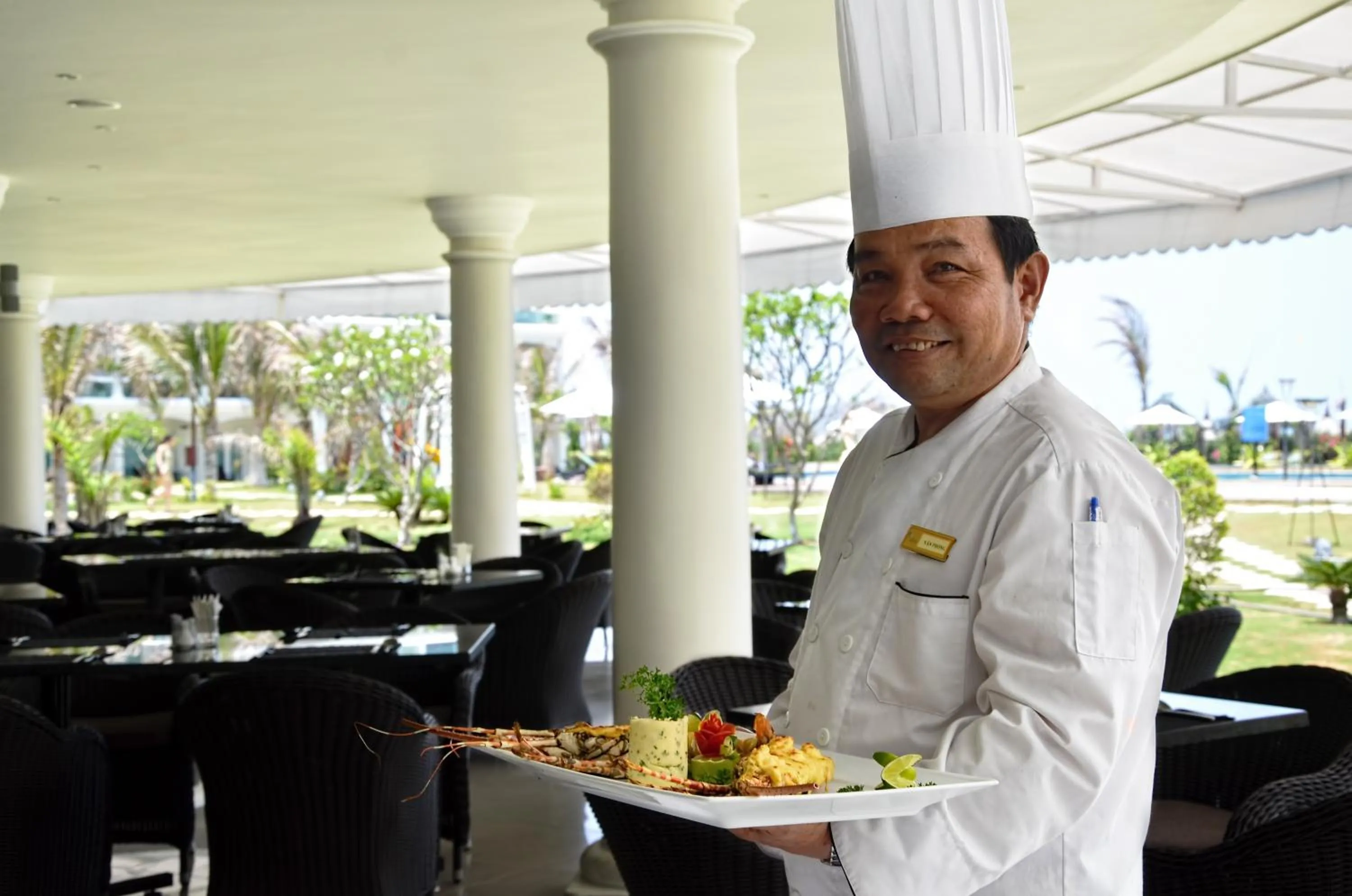 Food and drinks in The Sailing Bay Beach Resort