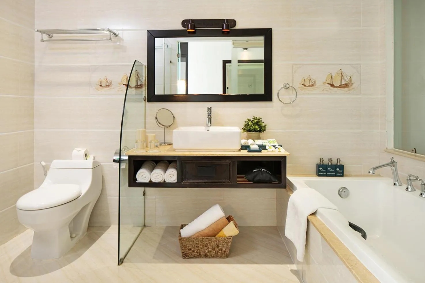 Bathroom in The Sailing Bay Beach Resort