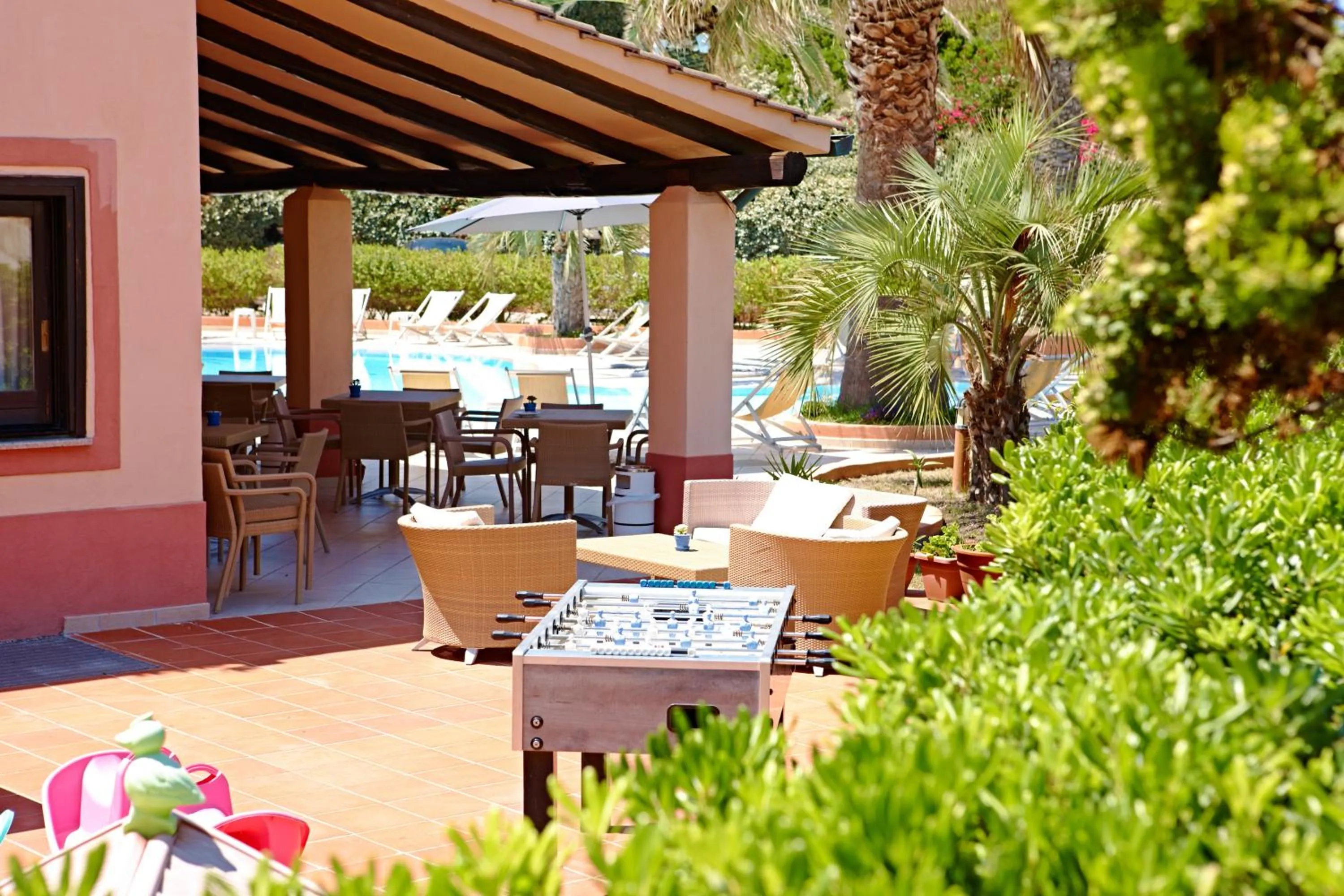 Patio in Hotel Corallaro