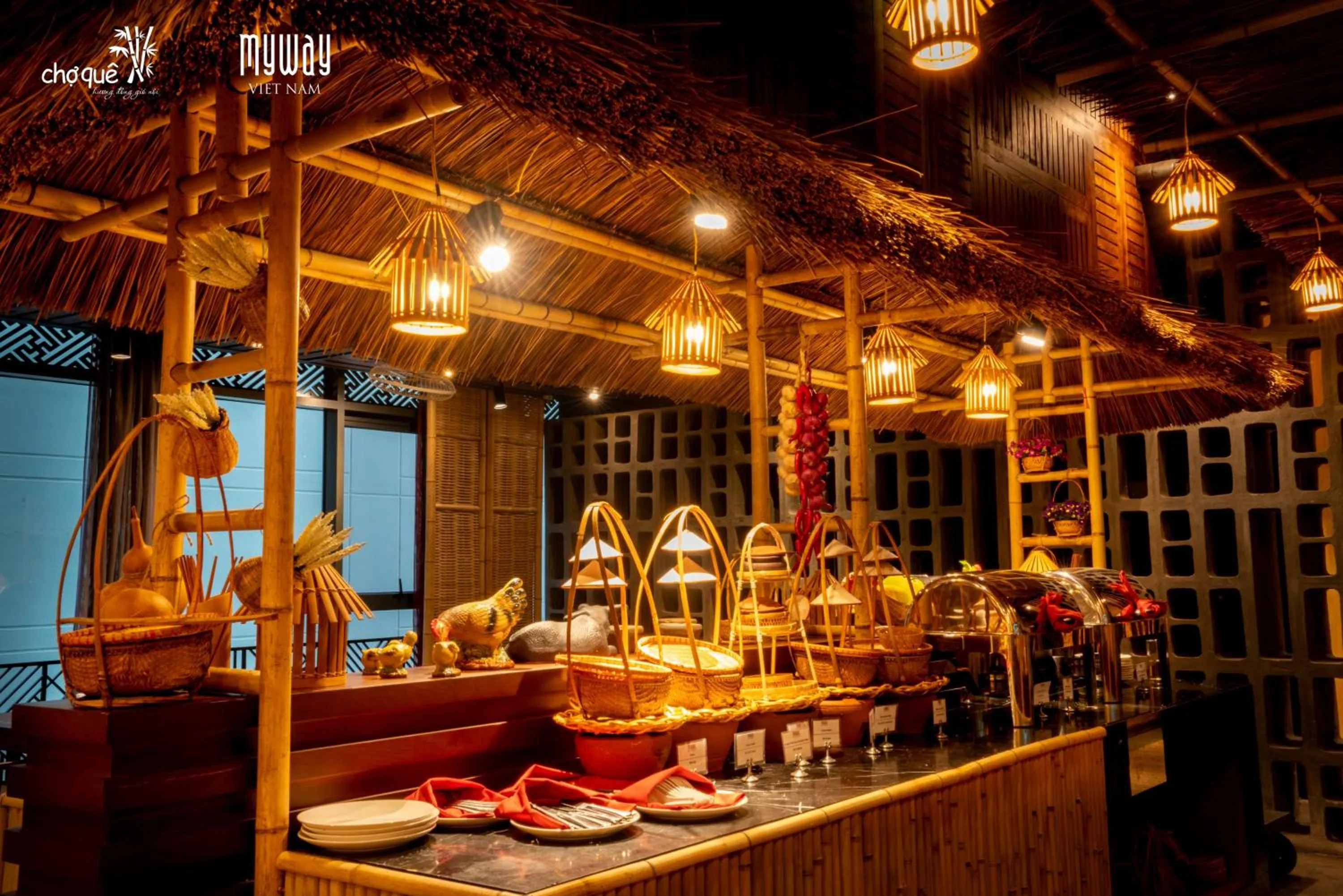 Buffet breakfast in My Way Hotel & Residence Ha Noi