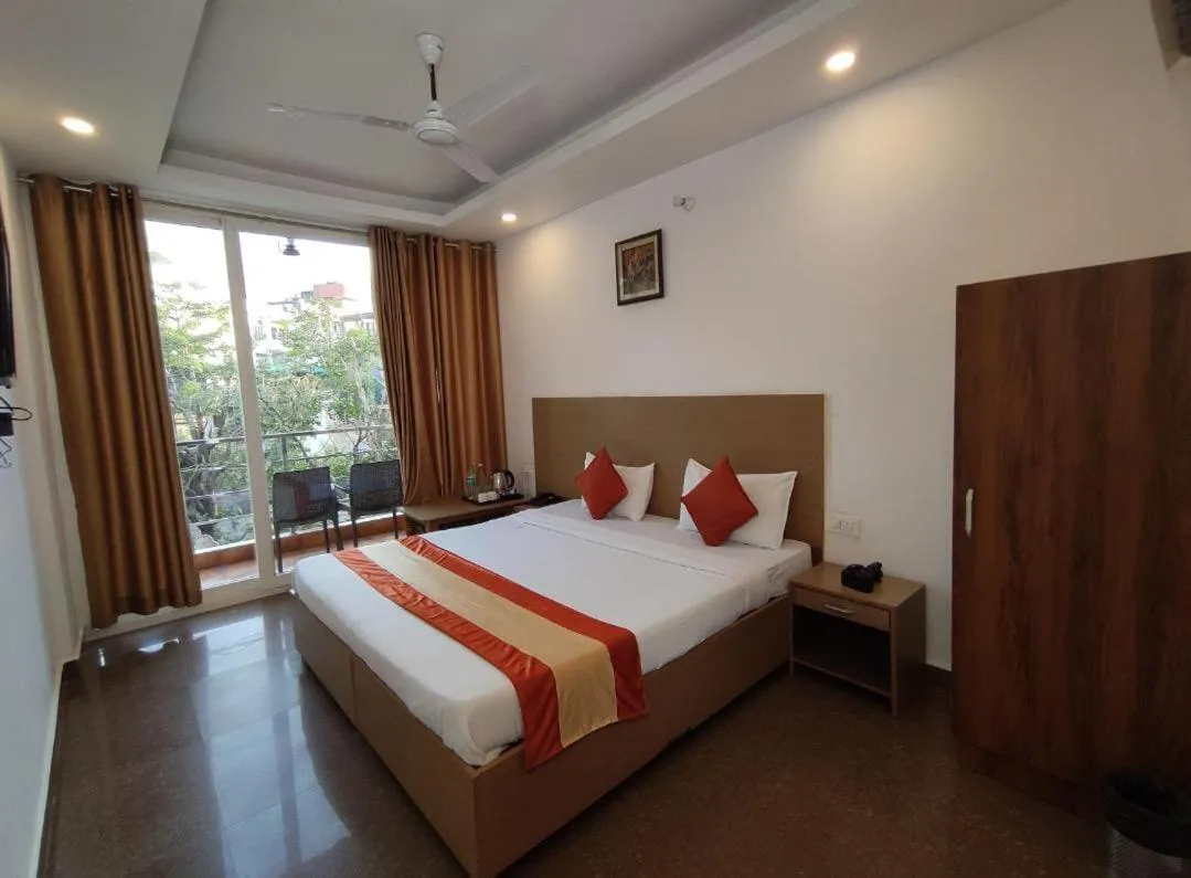 Bed in Shivansh Inn Resort