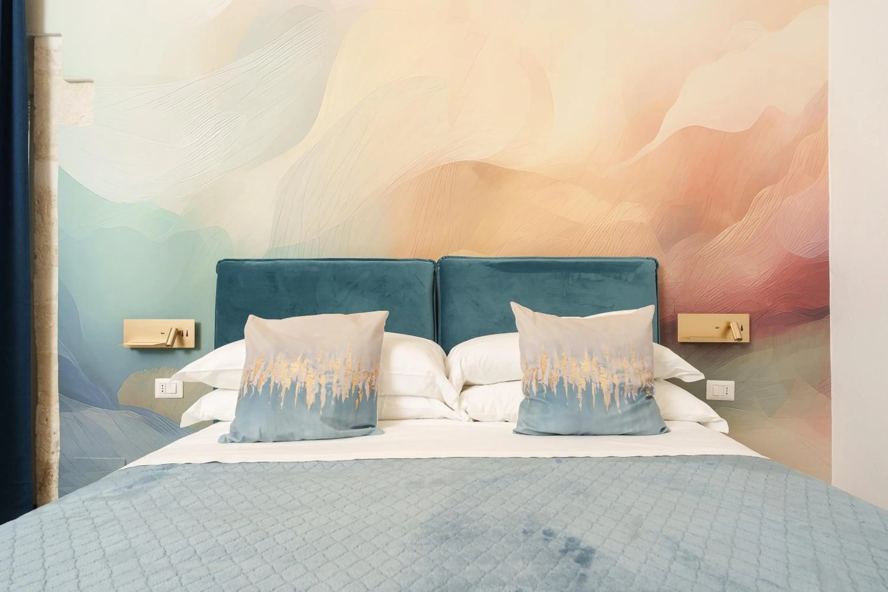 Bed in Ortigia Boutique Palace