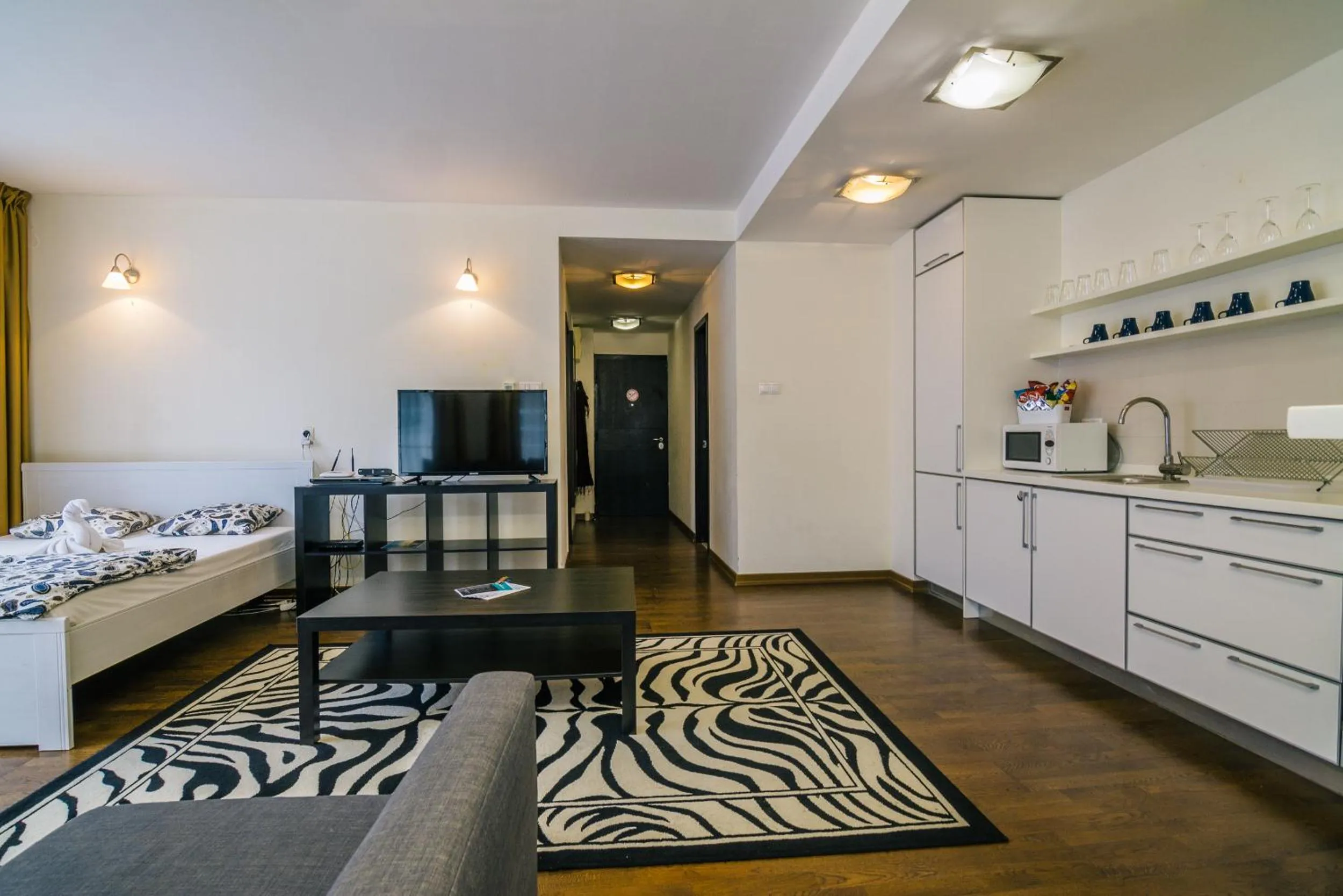 TV and multimedia in Luxury Downtown Apartments