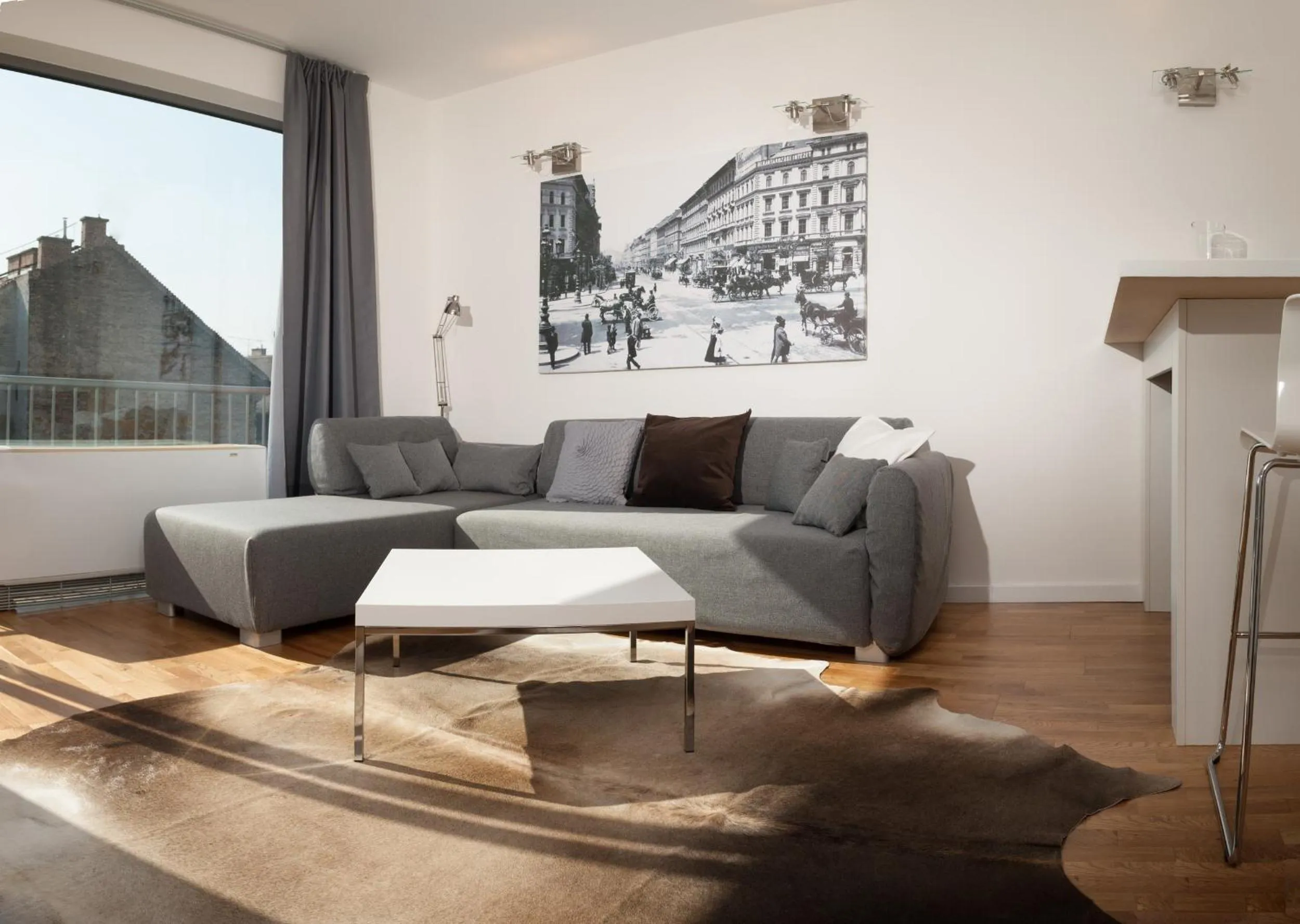 Living room in Luxury Downtown Apartments